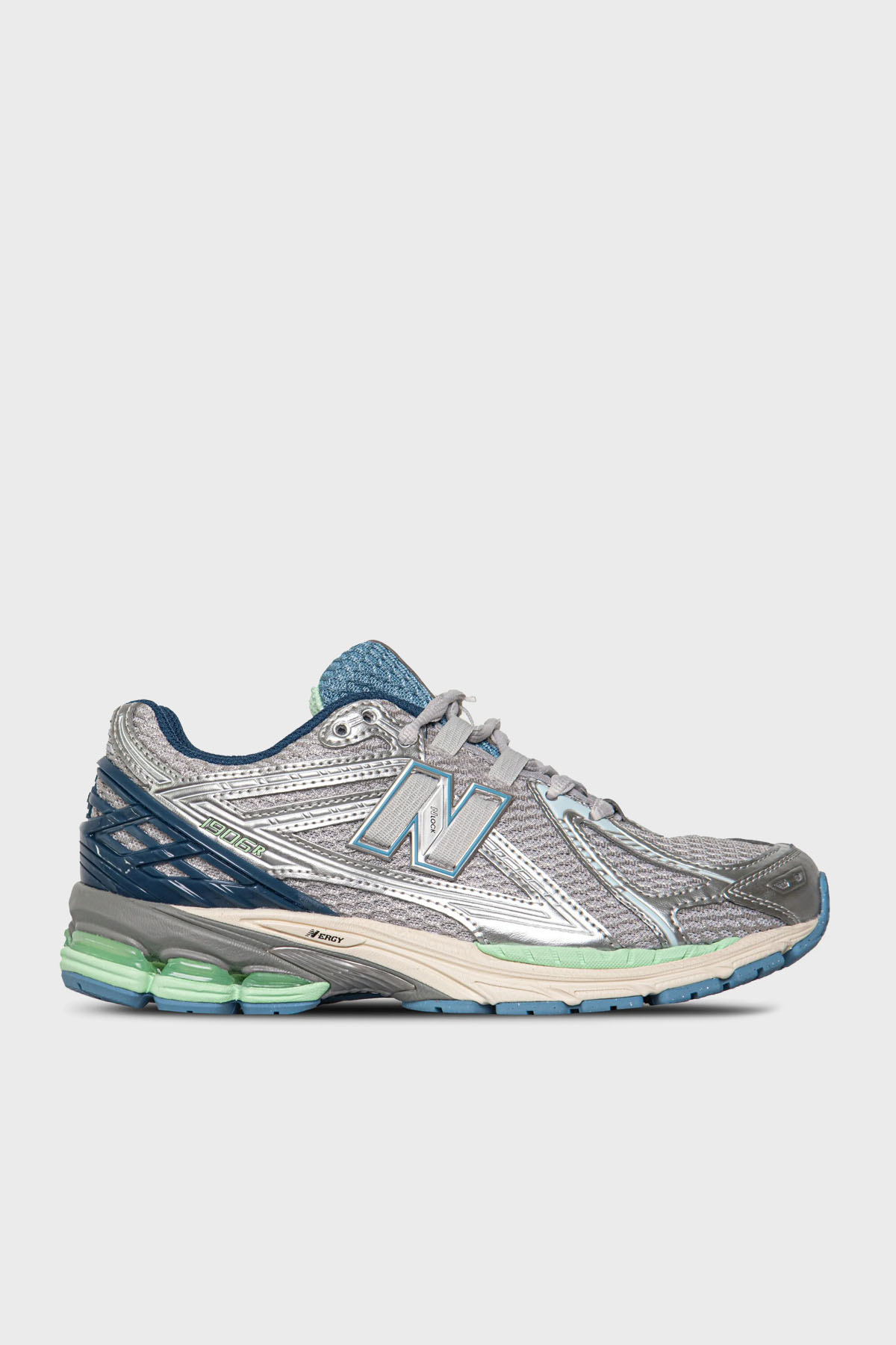 New Balance Logolu Sneaker Unisex Ayakkabı U1906RCR GÜMÜŞ-MAVİ