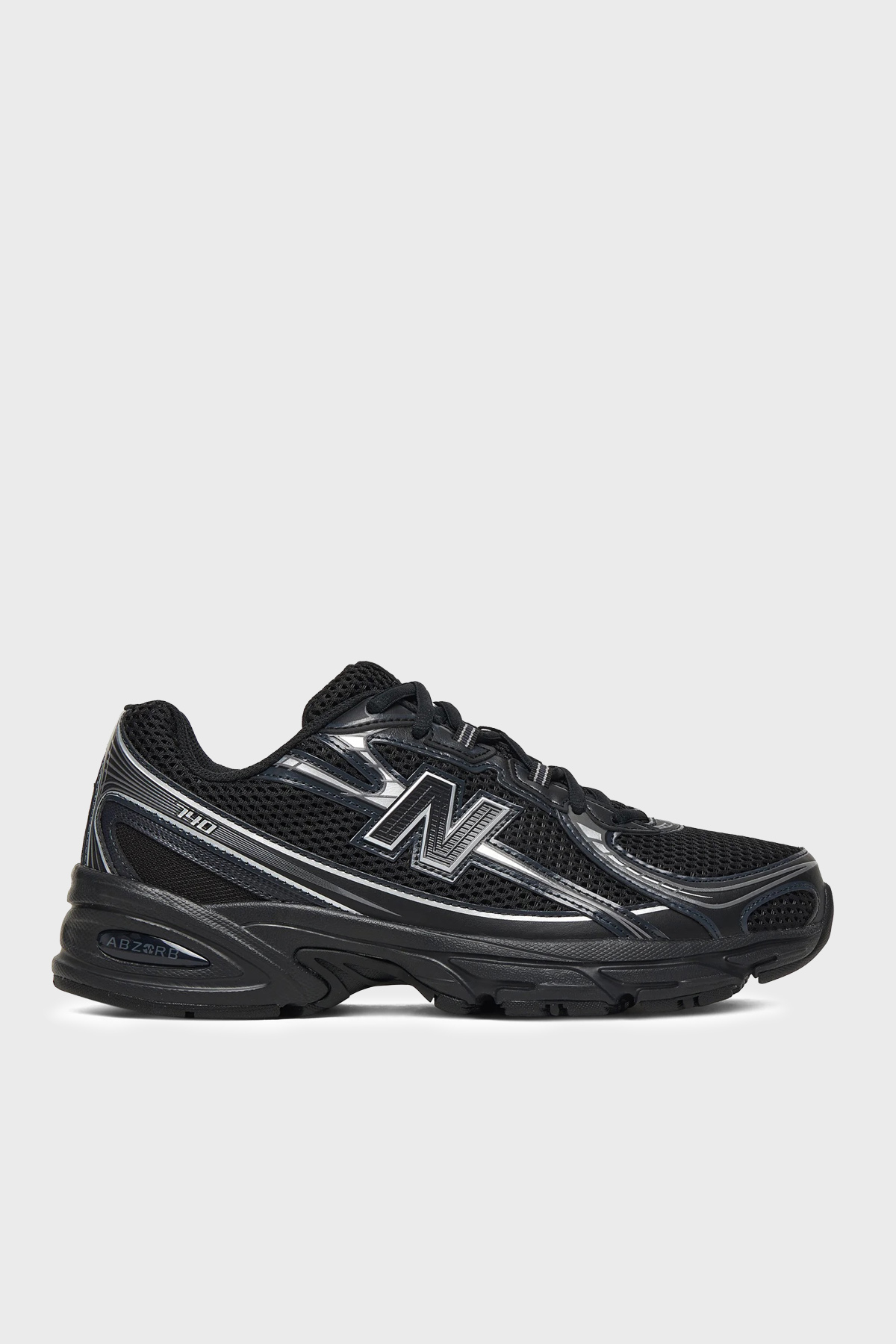 New Balance Logolu Sneaker Unisex Ayakkabı U740BM2 SİYAH-GÜMÜŞ