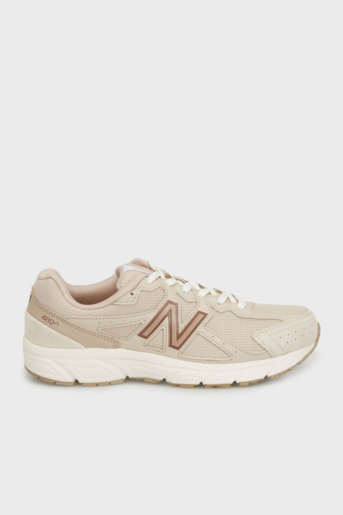 New Balance NB Lifestyle Logolu File Detaylı Sneaker Unisex Ayakkabı M480CR5 BEJ