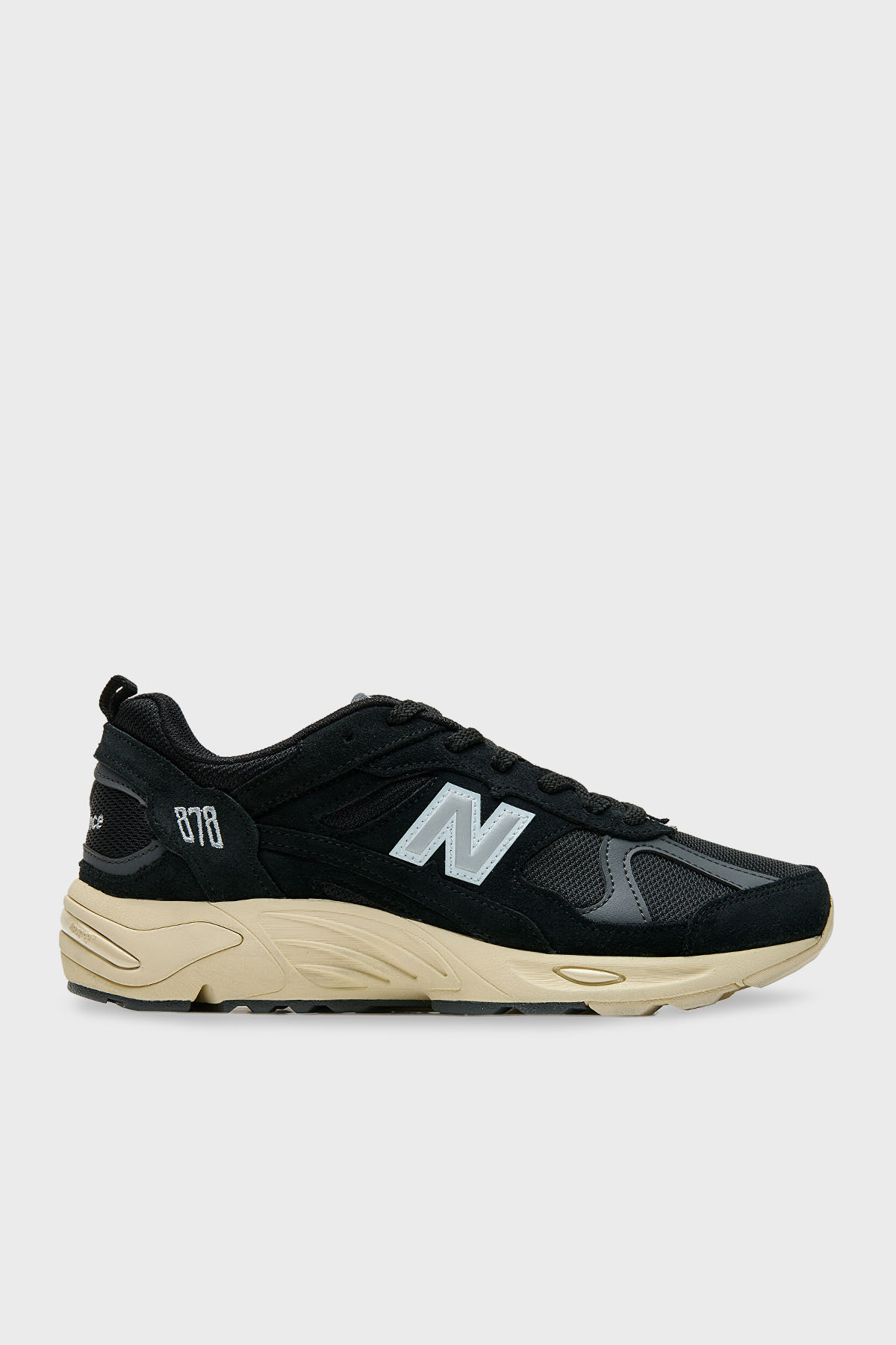 New Balance NB Lifestyle Süet Deri Karışımlı Logolu Sneaker Unisex Ayakkabı CM878AB1 SİYAH