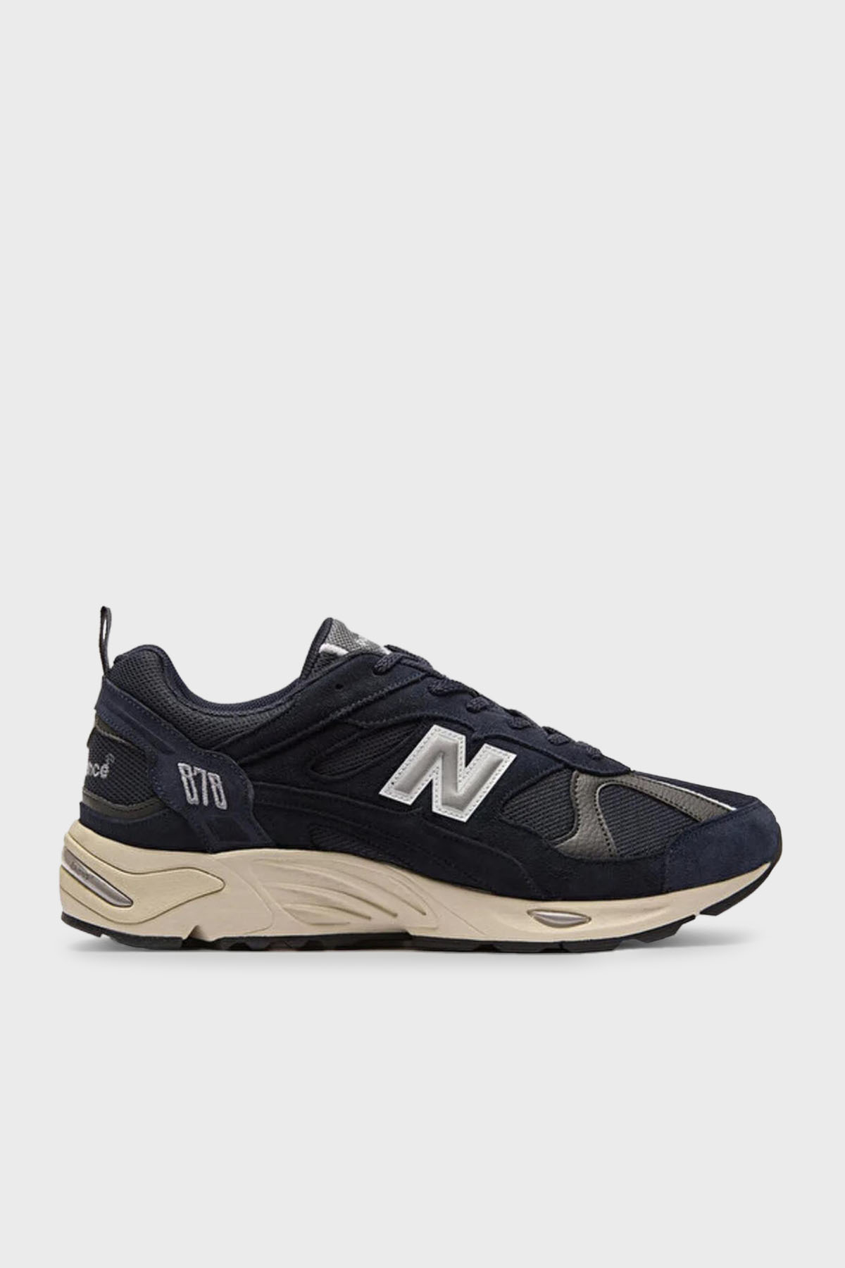 New Balance NB Lifestyle Süet Deri Karışımlı Logolu Sneaker Unisex Ayakkabı CM878NV1 LACİVERT