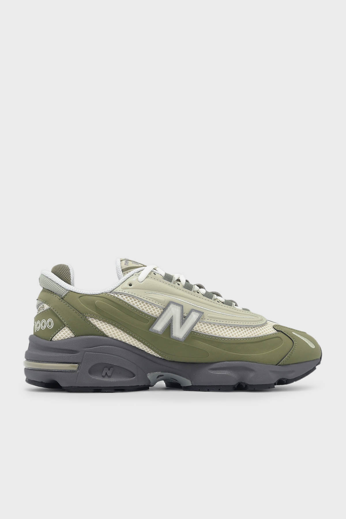 New Balance Süet Detaylı Logolu Sneaker Erkek Ayakkabı M1000MEO HAKİ