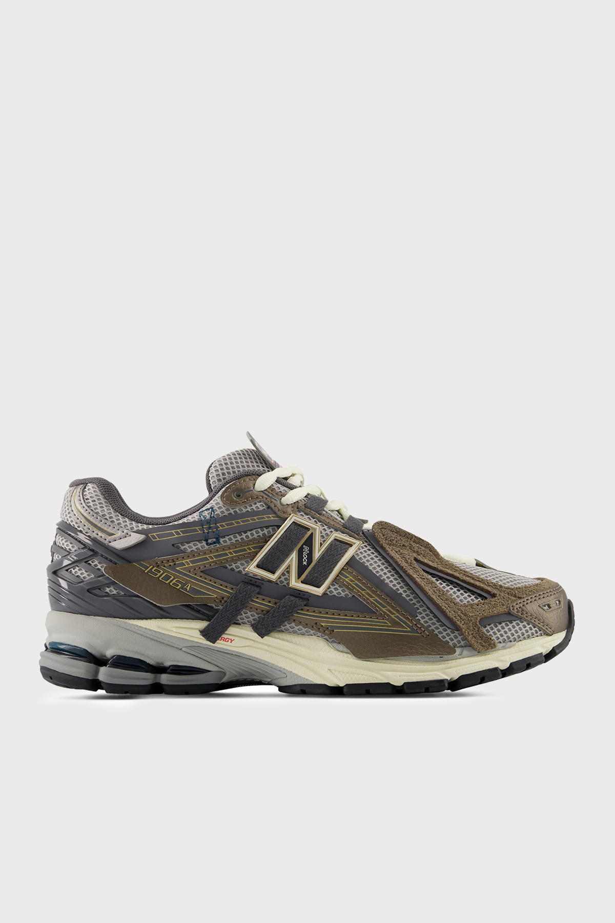 New Balance Süet Detaylı Sneaker Unisex Ayakkabı U19066U8 Gri-Kahve