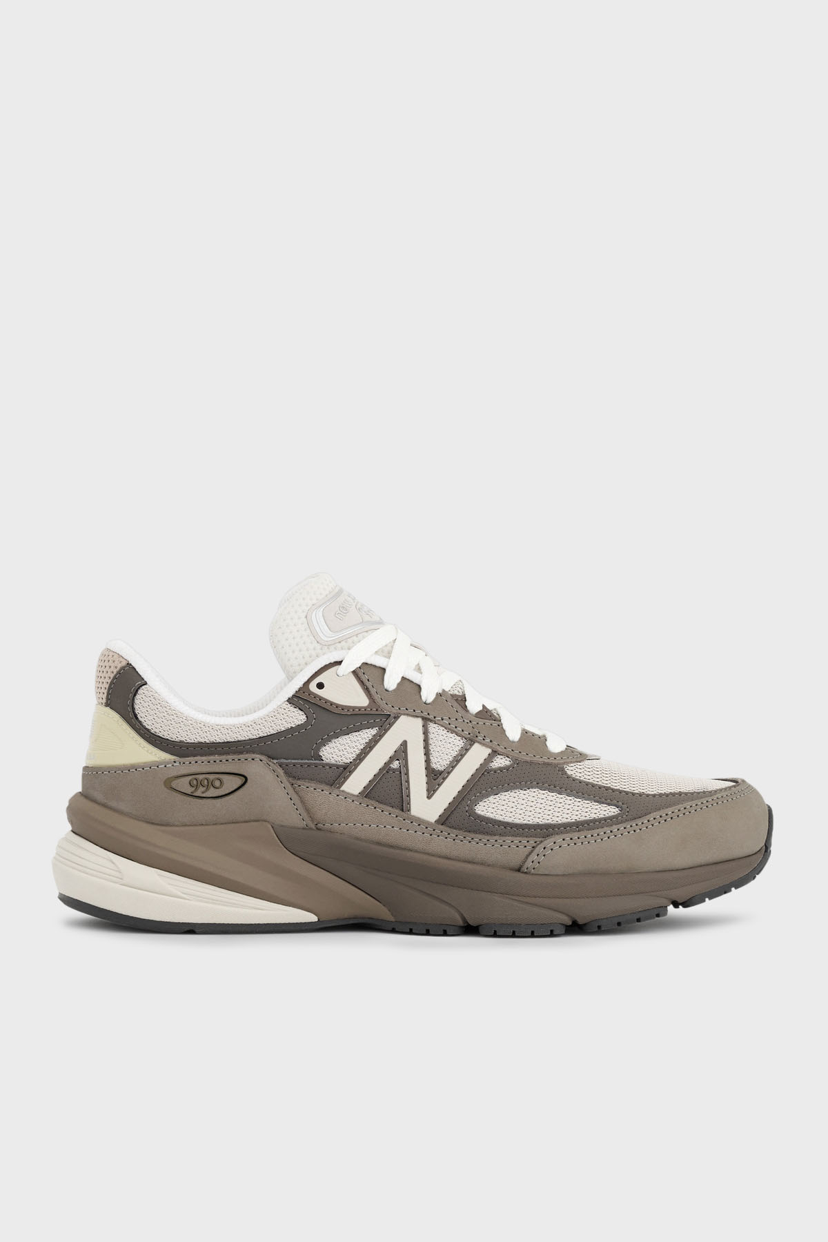 New Balance Süet Logolu Bağcıklı Sneaker Erkek Ayakkabı U990SG6 SÜTLÜ KAHVE