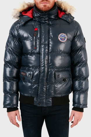 Norway Geographical Suya Dayanıklı Outdoor Erkek Parka BUGS LACİVERT - Norway Geographical