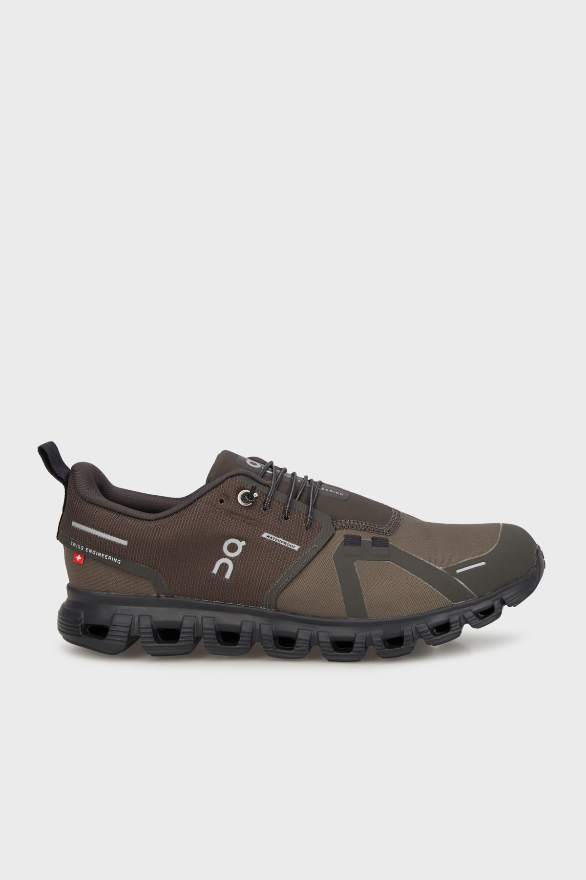 On Logolu Su Geçirmez File Detaylı Sneaker Erkek Ayakkabı 3MF10070656 HAKİ
