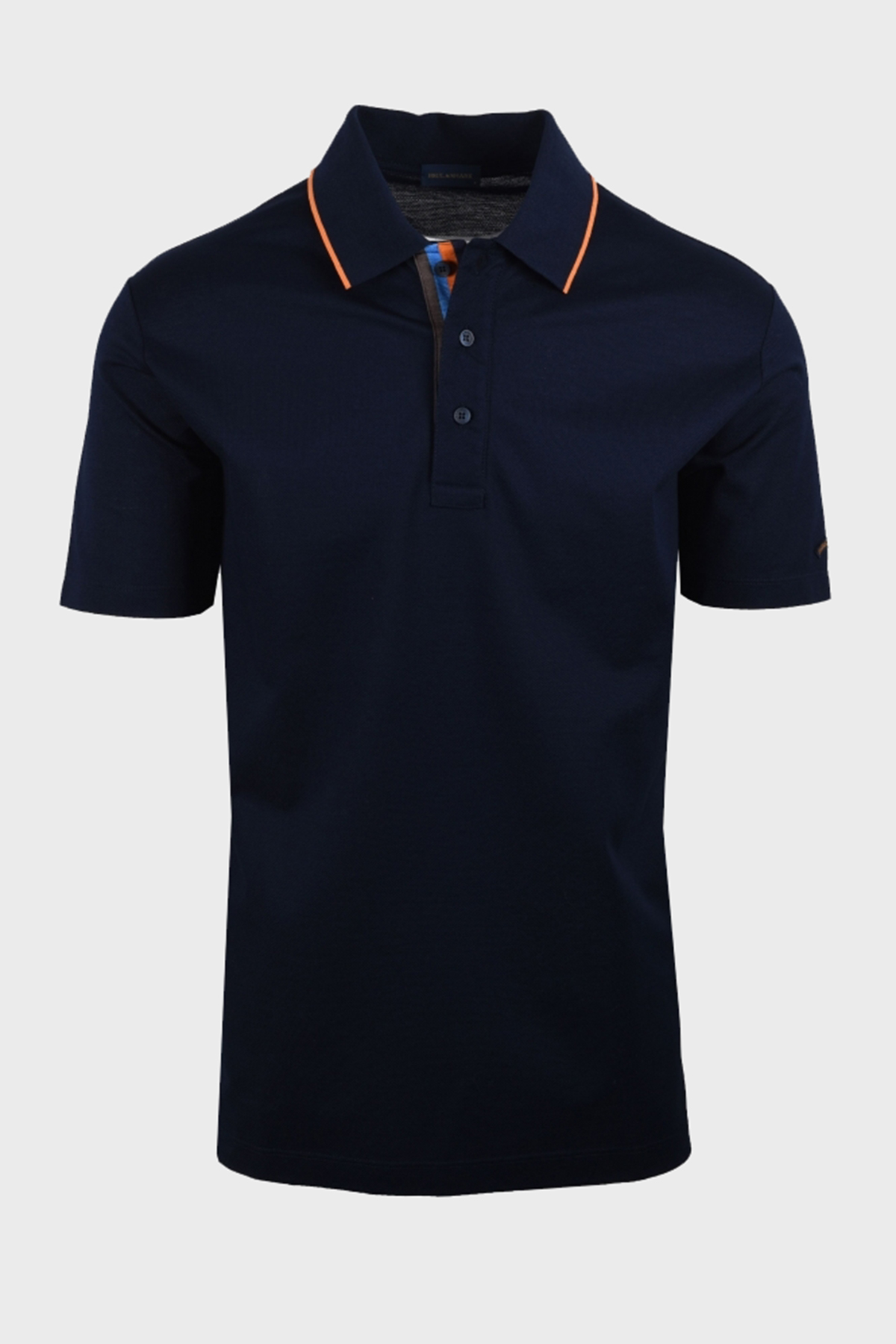 Paul & Shark % 100 Pamuk Regular Fit Düğmeli Erkek Polo Yaka T Shirt 24411261 013 LACİVERT