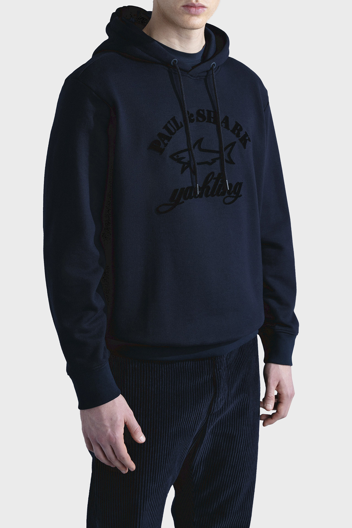 Paul & Shark Kapüşonlu % 100 Pamuk Regular Fit Erkek Sweat 13311805 013 LACİVERT