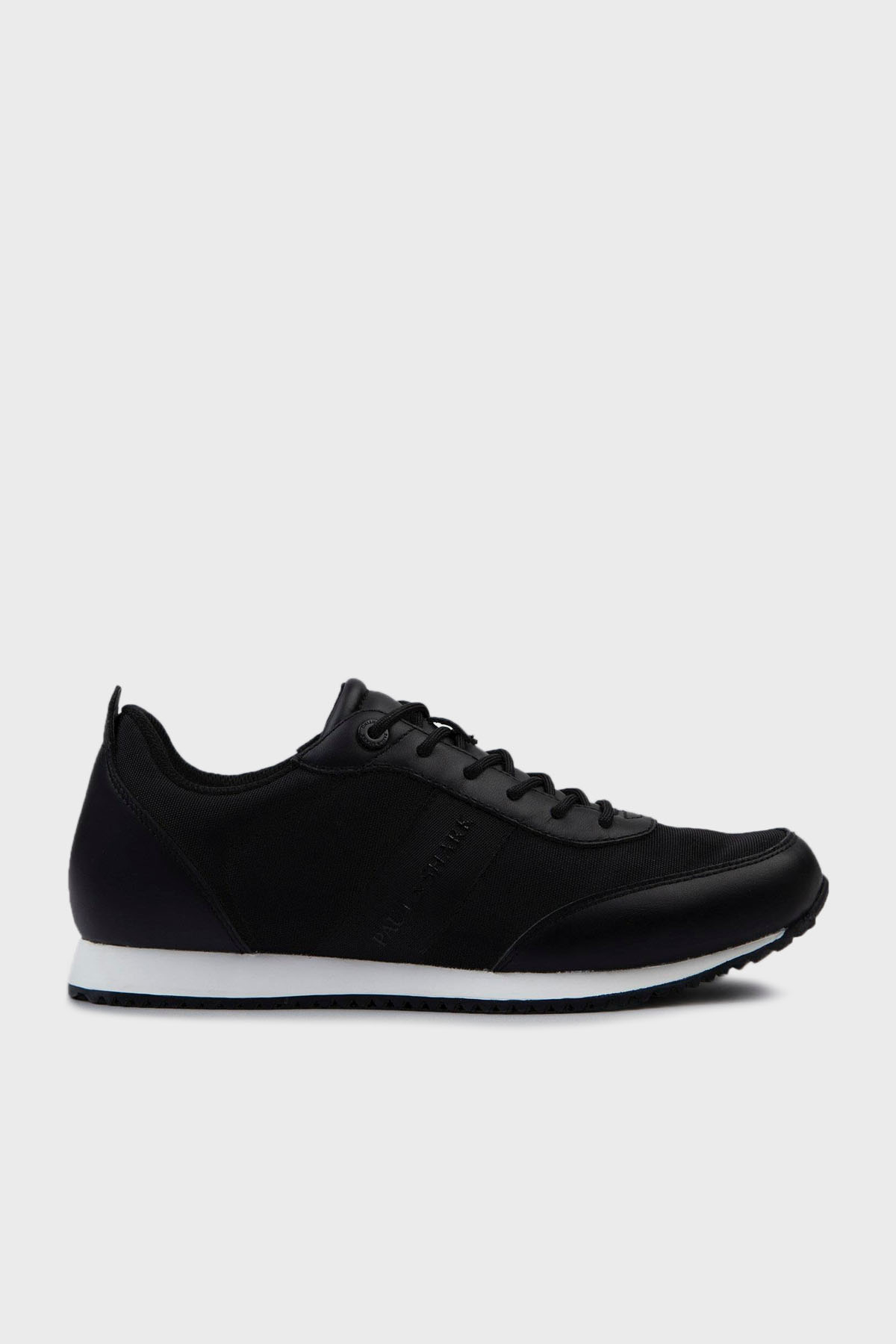 Paul & Shark Logolu Deri Sneaker Erkek Ayakkabı 24418007 011 SİYAH