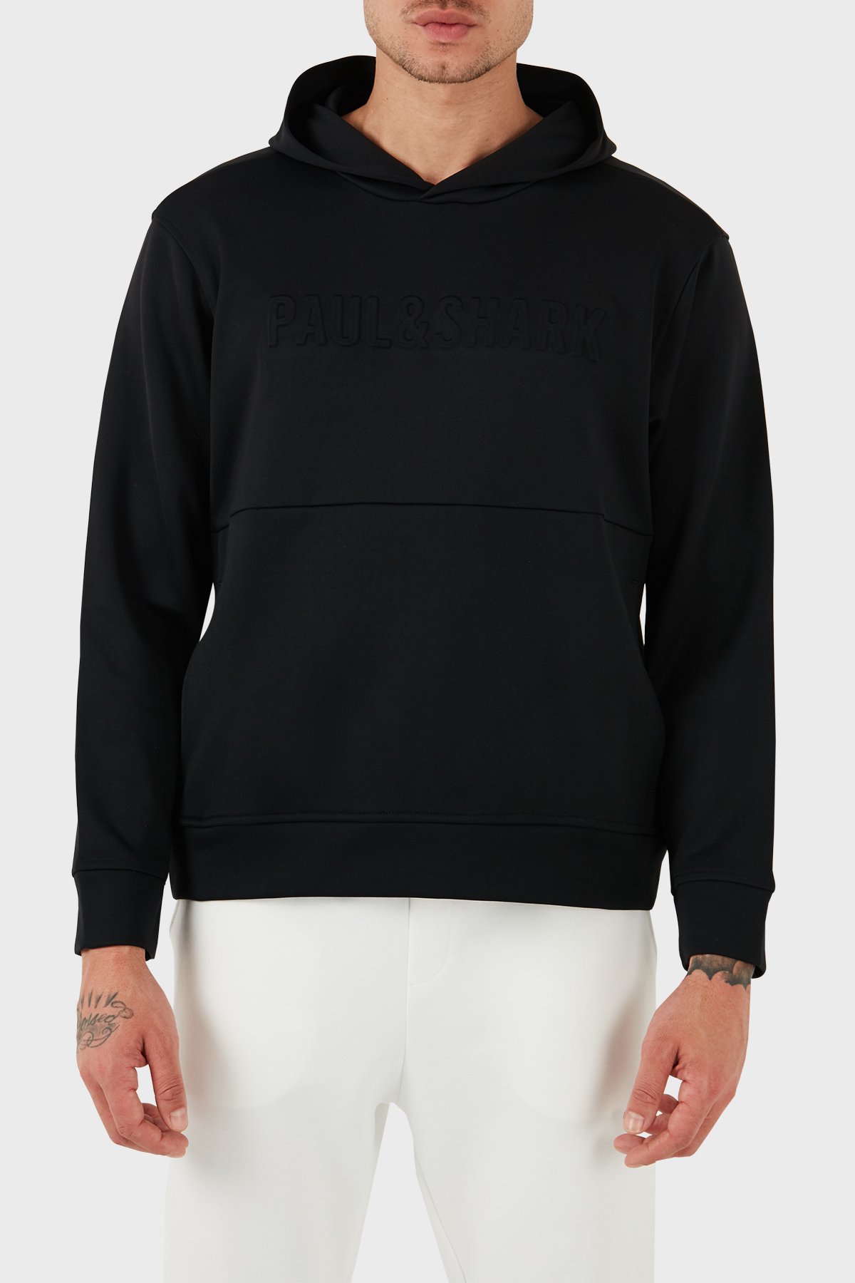 Paul & Shark Pamuklu Regular Fit Kapüşonlu Erkek Sweat 13311811 011 SİYAH