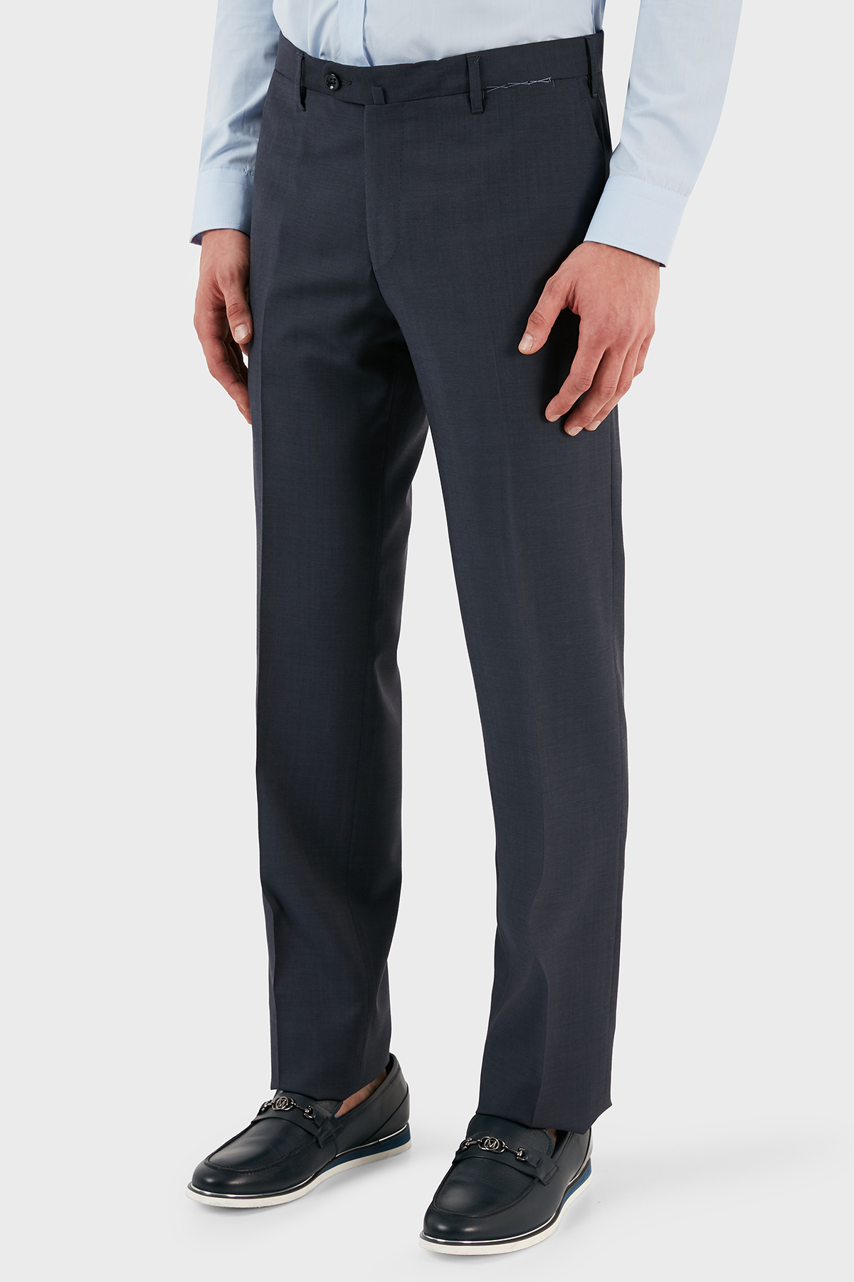 Pienza Yünlü Klasik Kumaş Erkek Pantolon ZOX2281502C68 LACİVERT