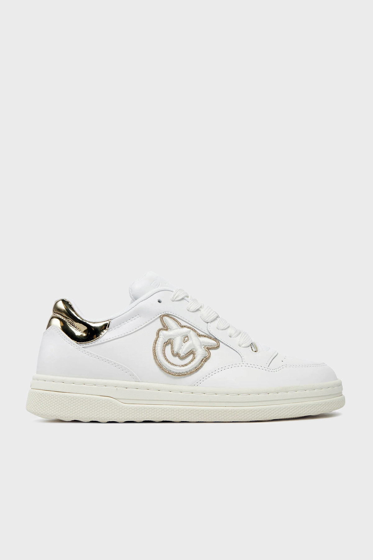 Pinko Logolu Hakiki Deri Sneaker Kadın Ayakkabı SS0077 P014 ZIA BEYAZ