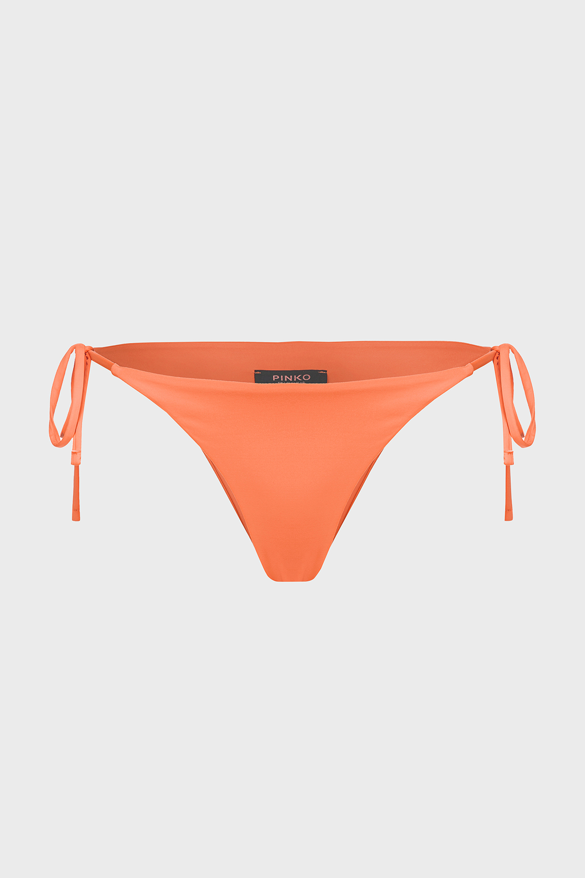 Pinko Yanlardan Bağlamalı Streç Jarse Kadın Bikini Altı 101268 A1PM B02 TURUNCU