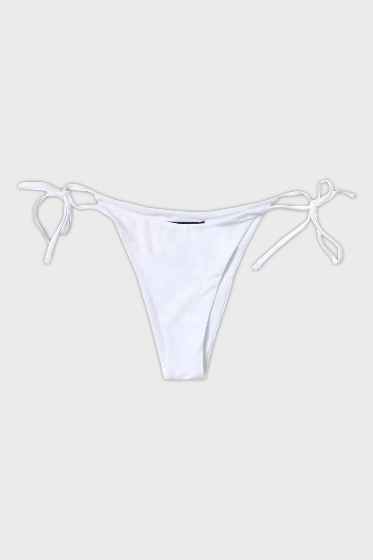 Pinko Yanlardan Bağlamalı Streç Jarse Kadın Bikini Altı 101268 A1PM Z04 BEYAZ