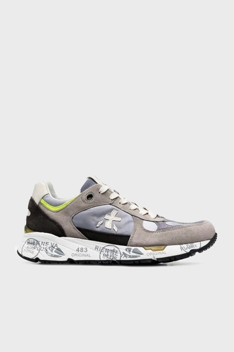 Premiata Baskılı Logolu Hakiki Deri Sneaker Erkek Ayakkabı MASE