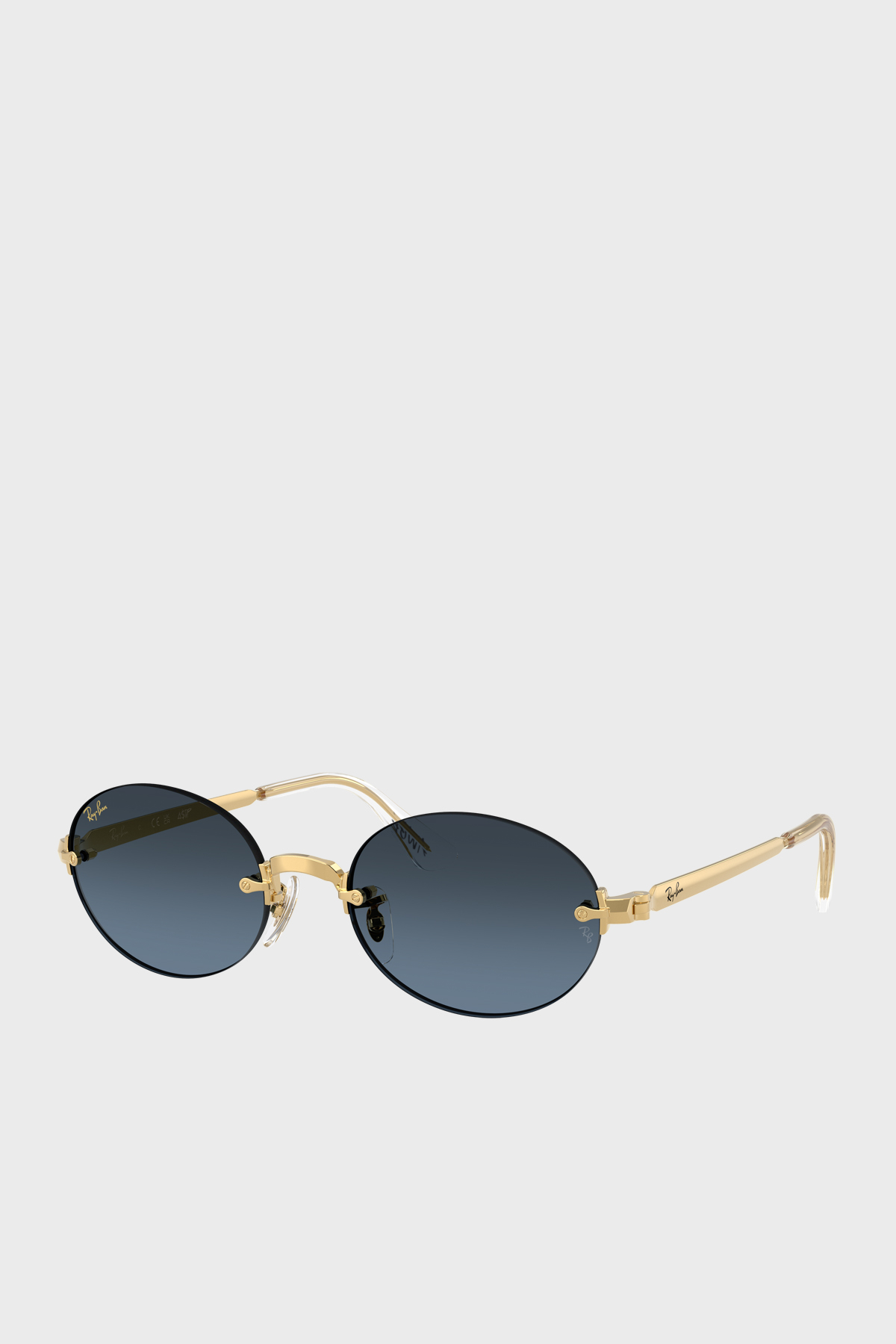 Ray Ban Oval Güneş Unisex Gözlük 0RB3929 001S2 54 Altın