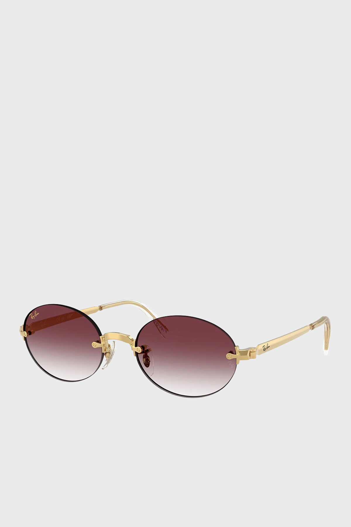 Ray Ban Oval Güneş Unisex Gözlük 0RB3929 0018H 54 Altın