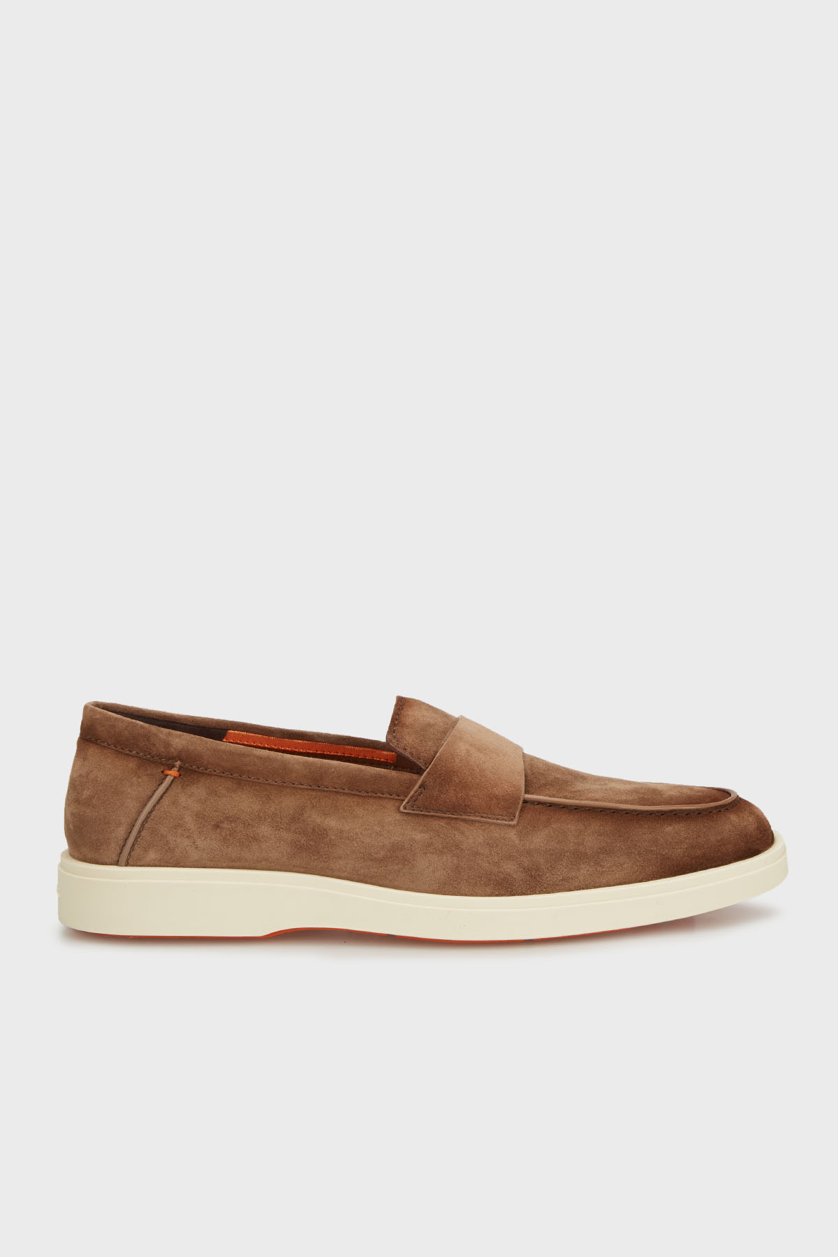 Santoni Süet Loafer Erkek Ayakkabı MGDT19051TICSEAAM21 KAHVE