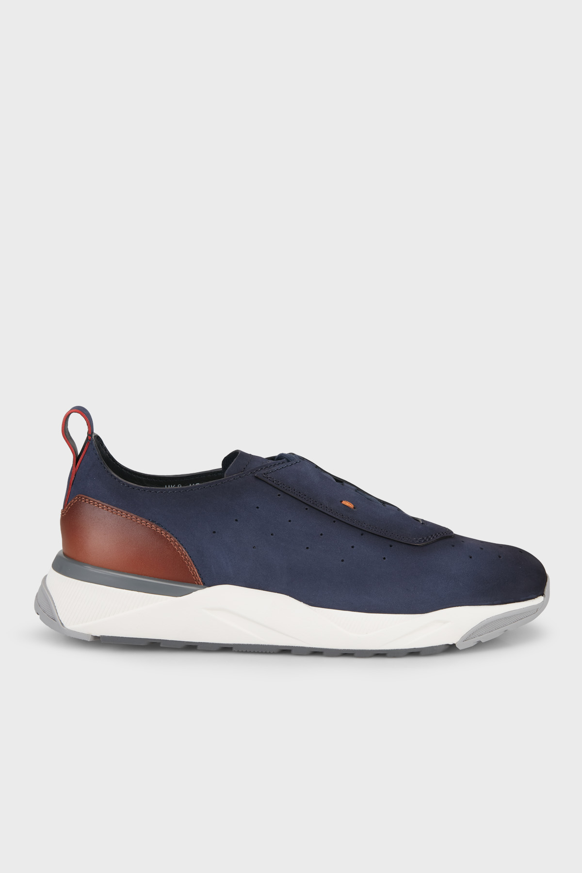 Santoni Süet Sneaker Erkek Ayakkabı MBIM22032BGRTOPQU59 LACİVERT