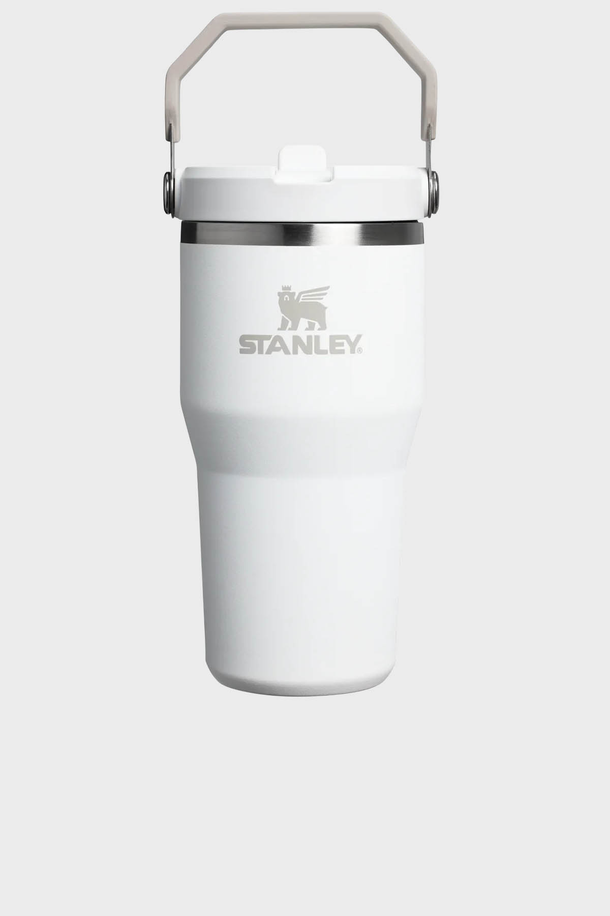 Stanley The IceFlow Flip Straw 2.0 Tumbler 0.6L Unisex Termos 10-12044 Buz Beyazı