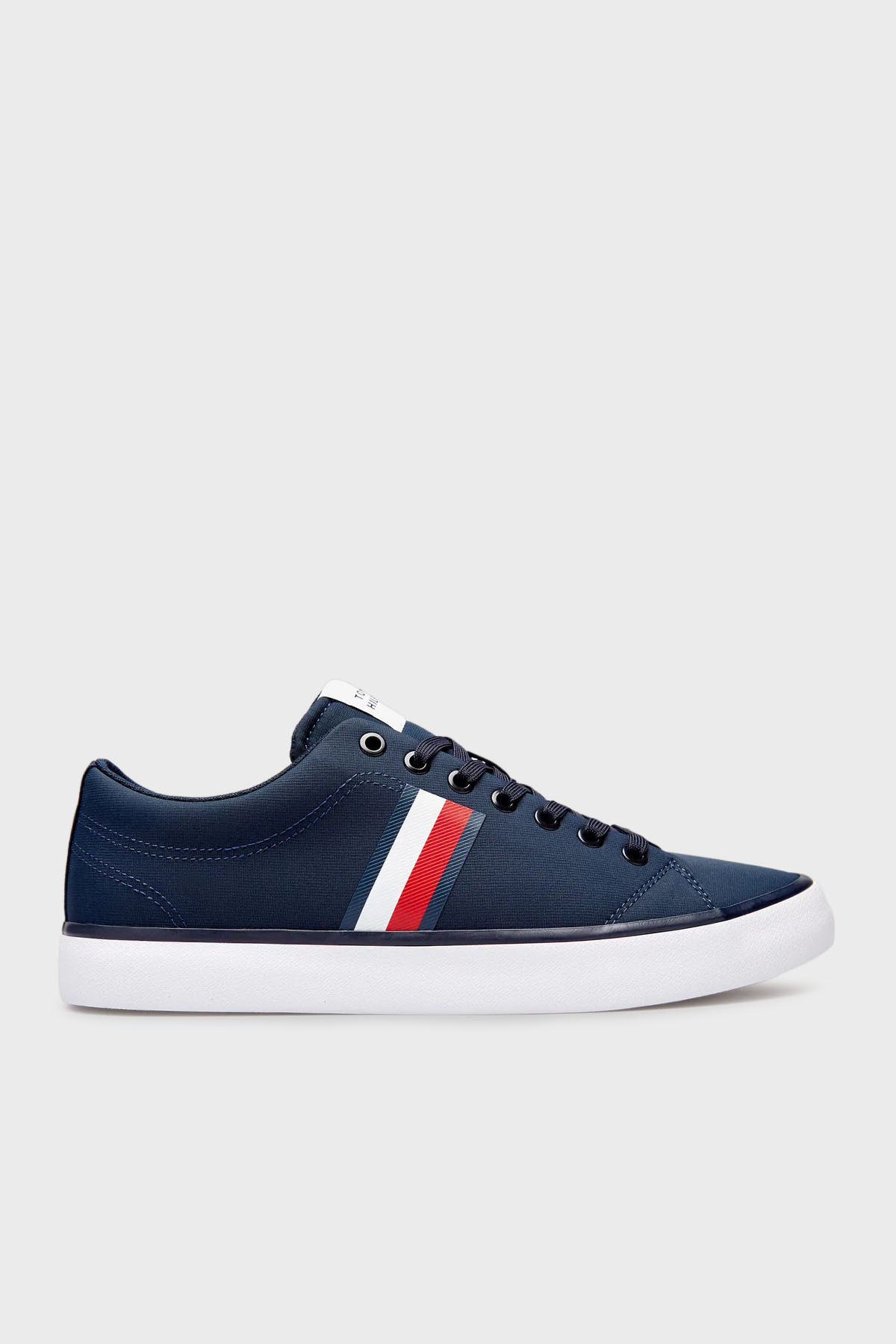 Tommy Hilfiger Bant Logolu Sneaker Erkek Ayakkabı FM0FM05393 DW5 LACİVERT