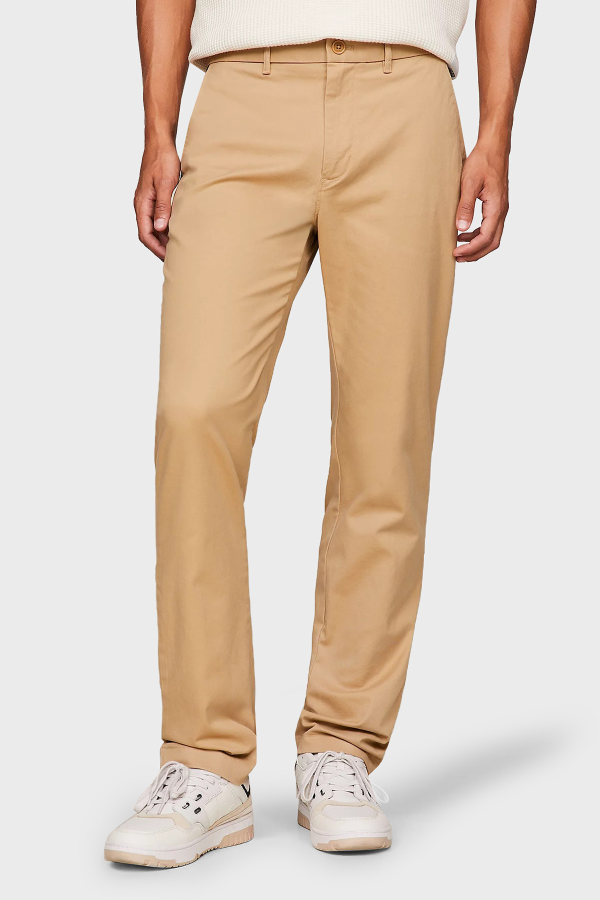 Tommy Hilfiger Chinos Denton Pamuklu Regular Fit Erkek Pantolon MW0MW25964 RBL CAMEL