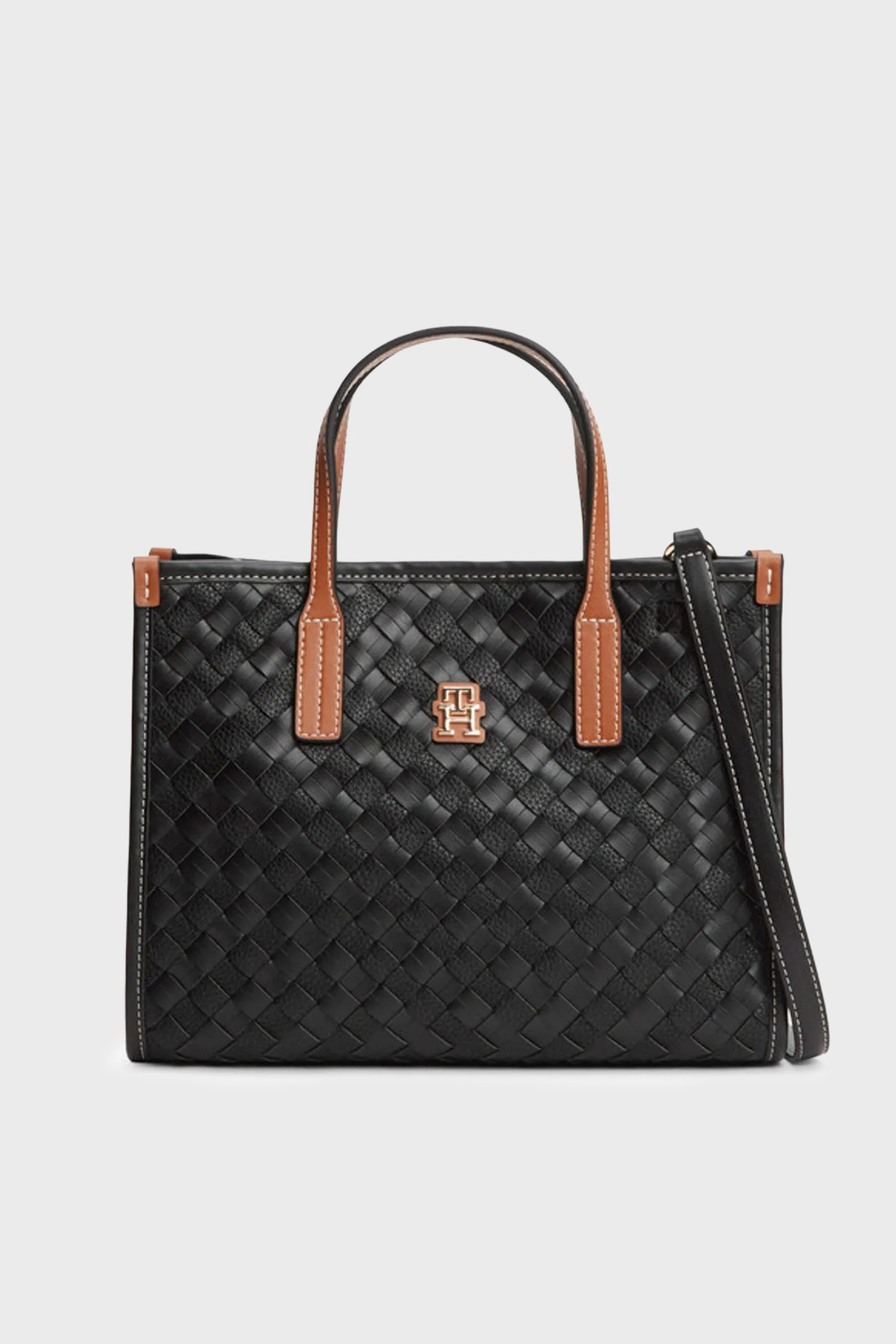 Tommy Hilfiger Çıkarılabilir Askılı Tote Kadın Çanta AW0AW18393 0GJ SİYAH