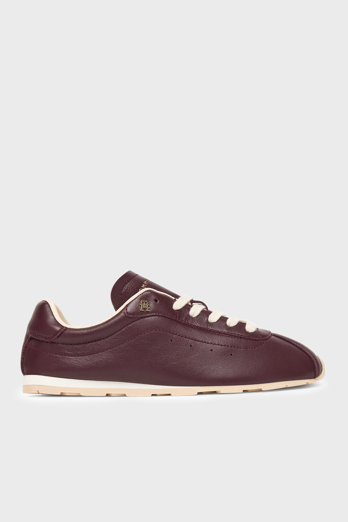 Tommy Hilfiger Deri Logolu Sneaker Kadın Ayakkabı FW0FW08951 XI8 KIRMIZI