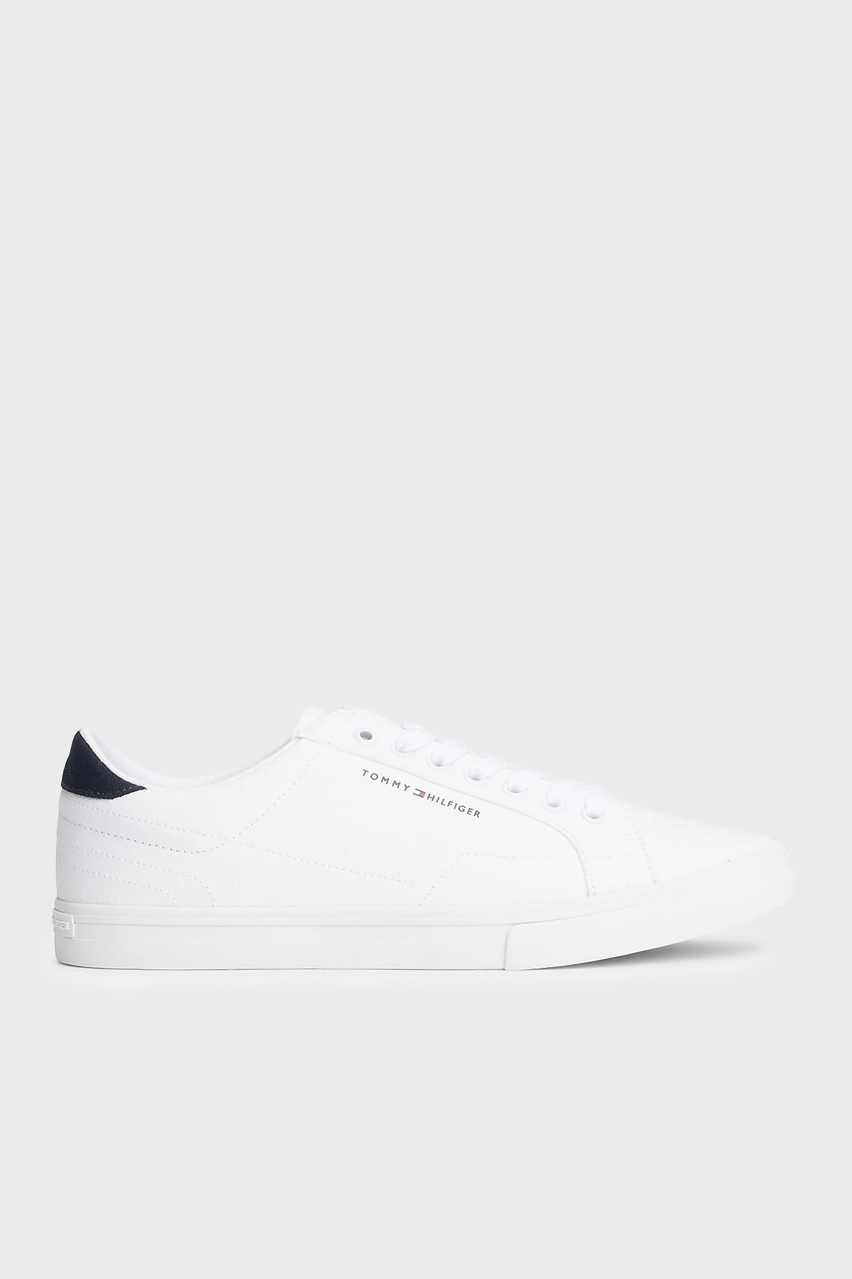 Tommy Hilfiger Kanvas Sneaker Erkek Ayakkabı FM0FM05688 YBS BEYAZ