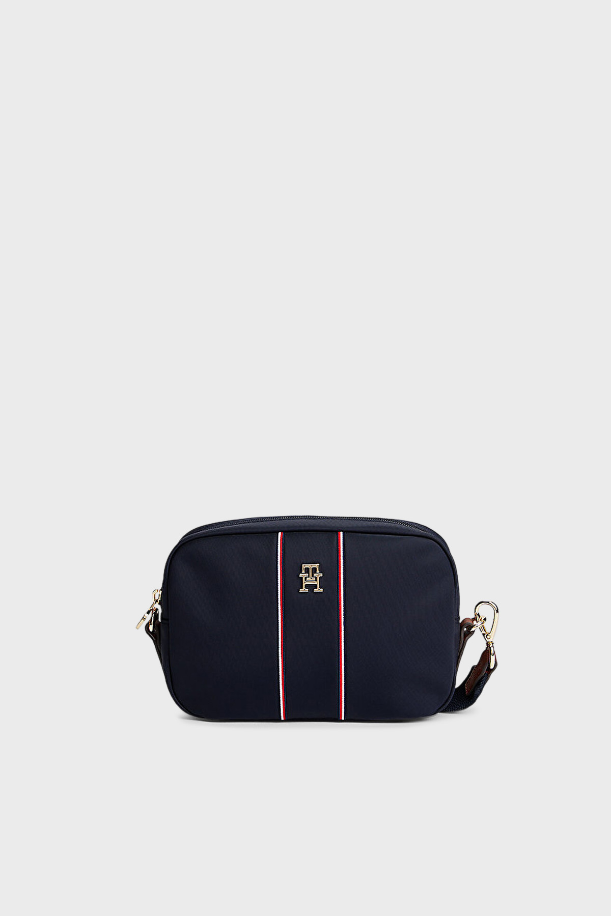 Tommy Hilfiger Logolu Ayarlabilir Askılı Mini Kadın Çanta AW0AW17710 0GY LACİVERT