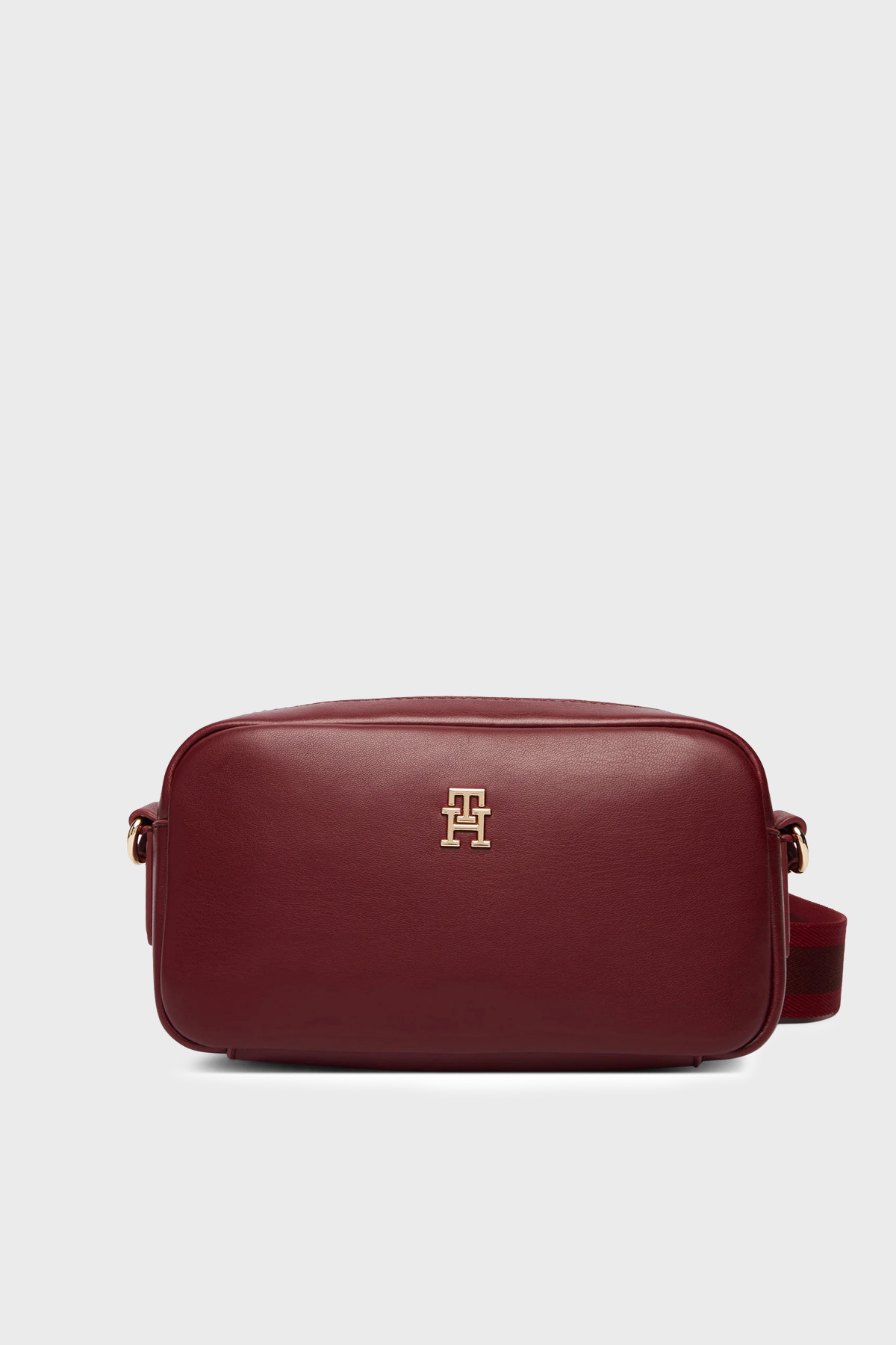 Tommy Hilfiger Logolu Ayarlanabilir Askılı Kadın Çanta AW0AW18370 GNE BORDO