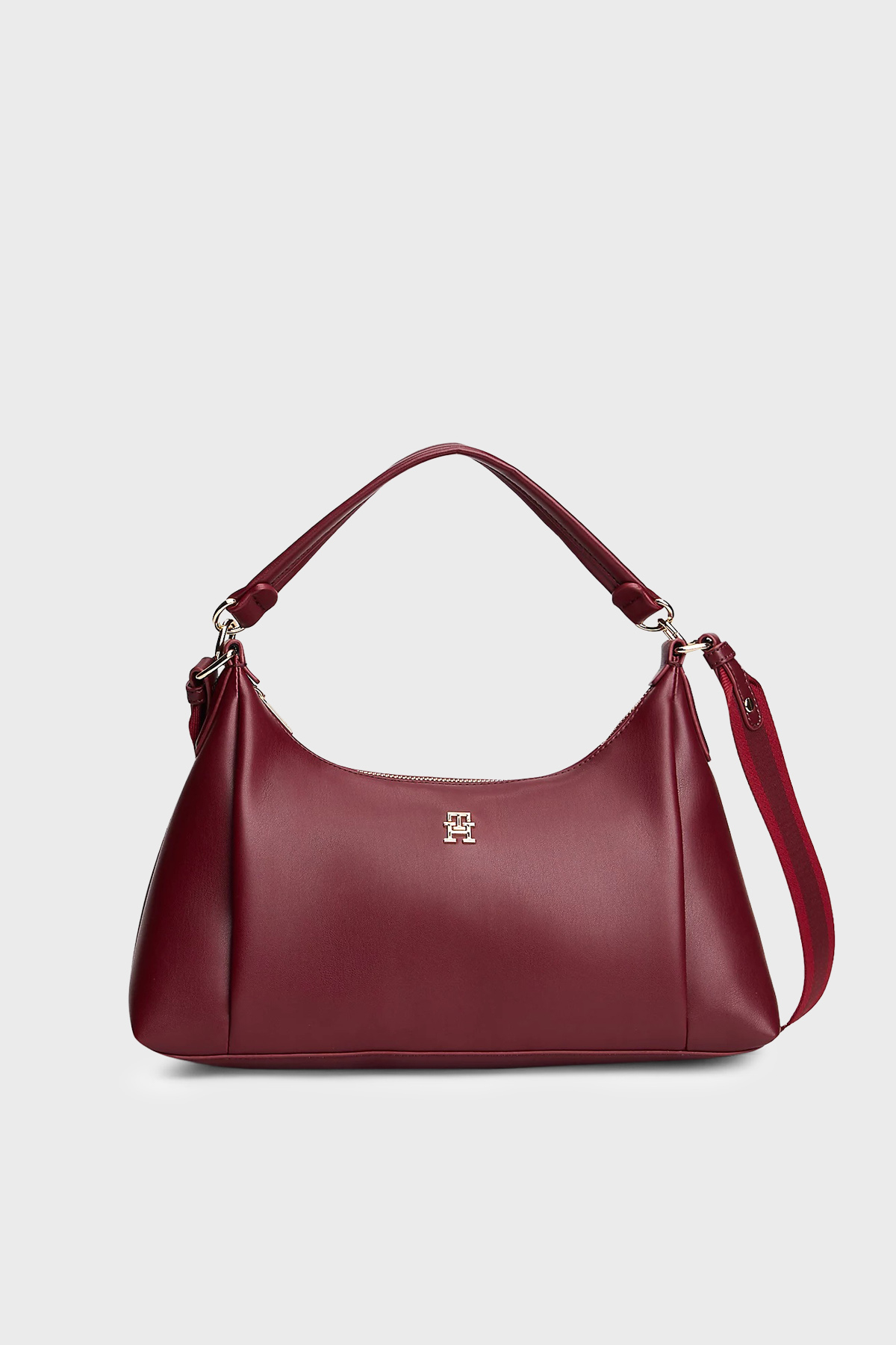 Tommy Hilfiger Logolu Ayarlanabilir Askılı Kadın Çanta AW0AW18373 GNE KAHVE