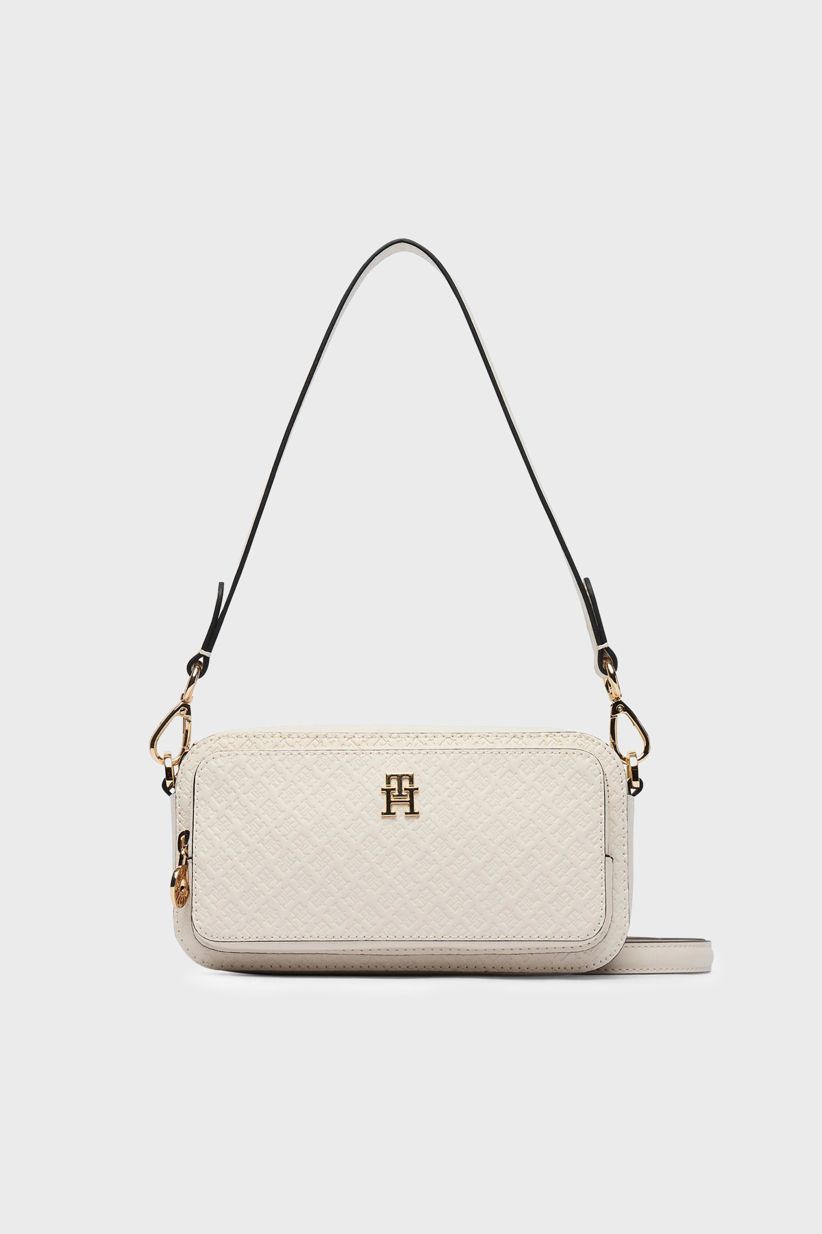 Tommy Hilfiger Logolu Çıkarılabilir Askılı Kadın Çanta AW0AW18414 AEO BEJ