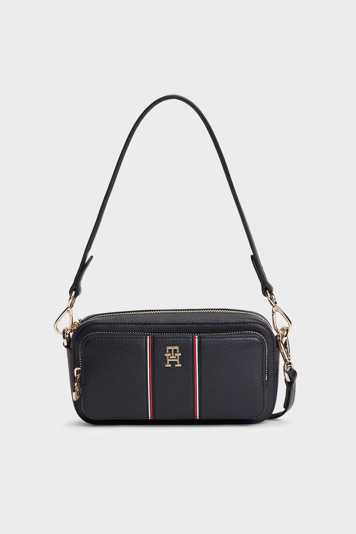 Tommy Hilfiger Logolu Çıkarılabilir Askılı Kadın Çanta AW0AW18640 DW6 LACİVERT