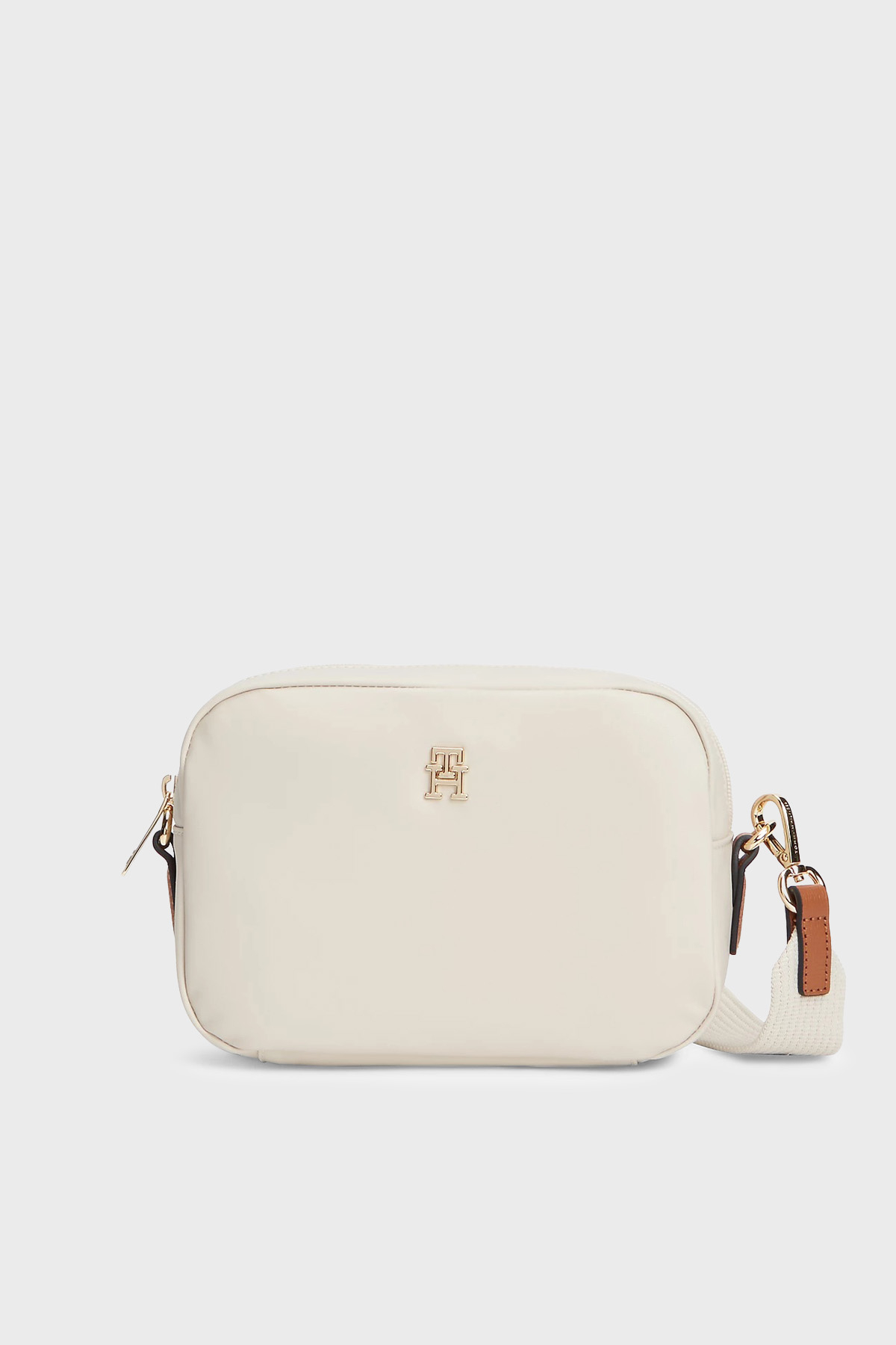 Tommy Hilfiger Logolu Çıkarılabilir Askılı Mini Kadın Çanta AW0AW17704 AEO BEJ