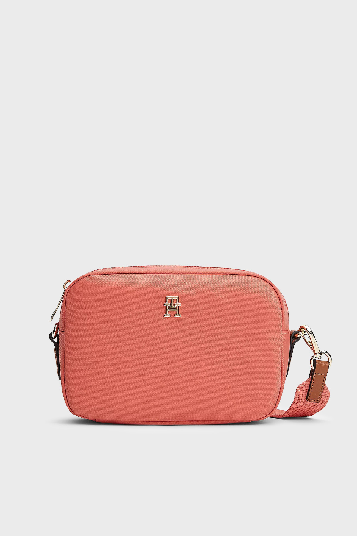 Tommy Hilfiger Logolu Çıkarılabilir Askılı Mini Kadın Çanta AW0AW17704 TJ8 PEMBE
