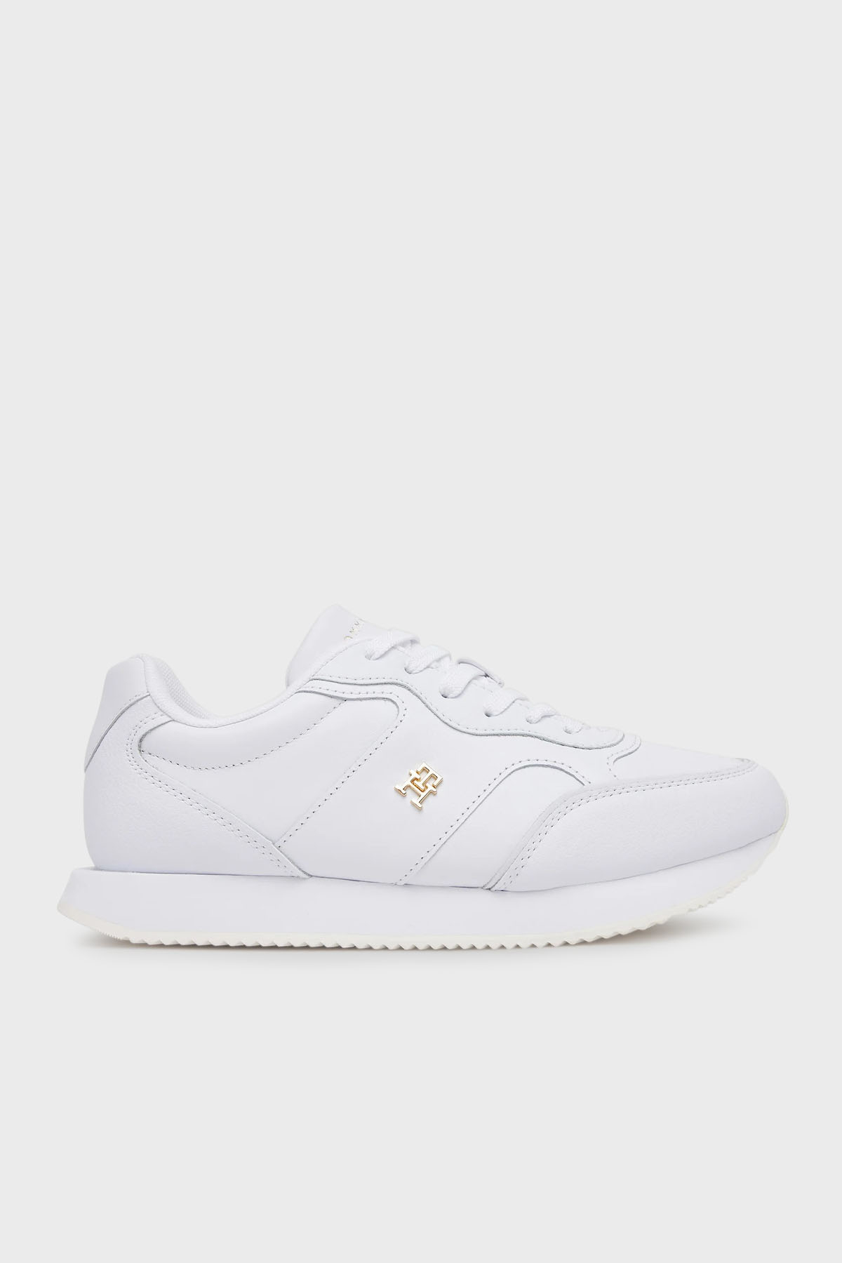 Tommy Hilfiger Logolu Sneaker Kadın Ayakkabı FW0FW08696 YBS BEYAZ