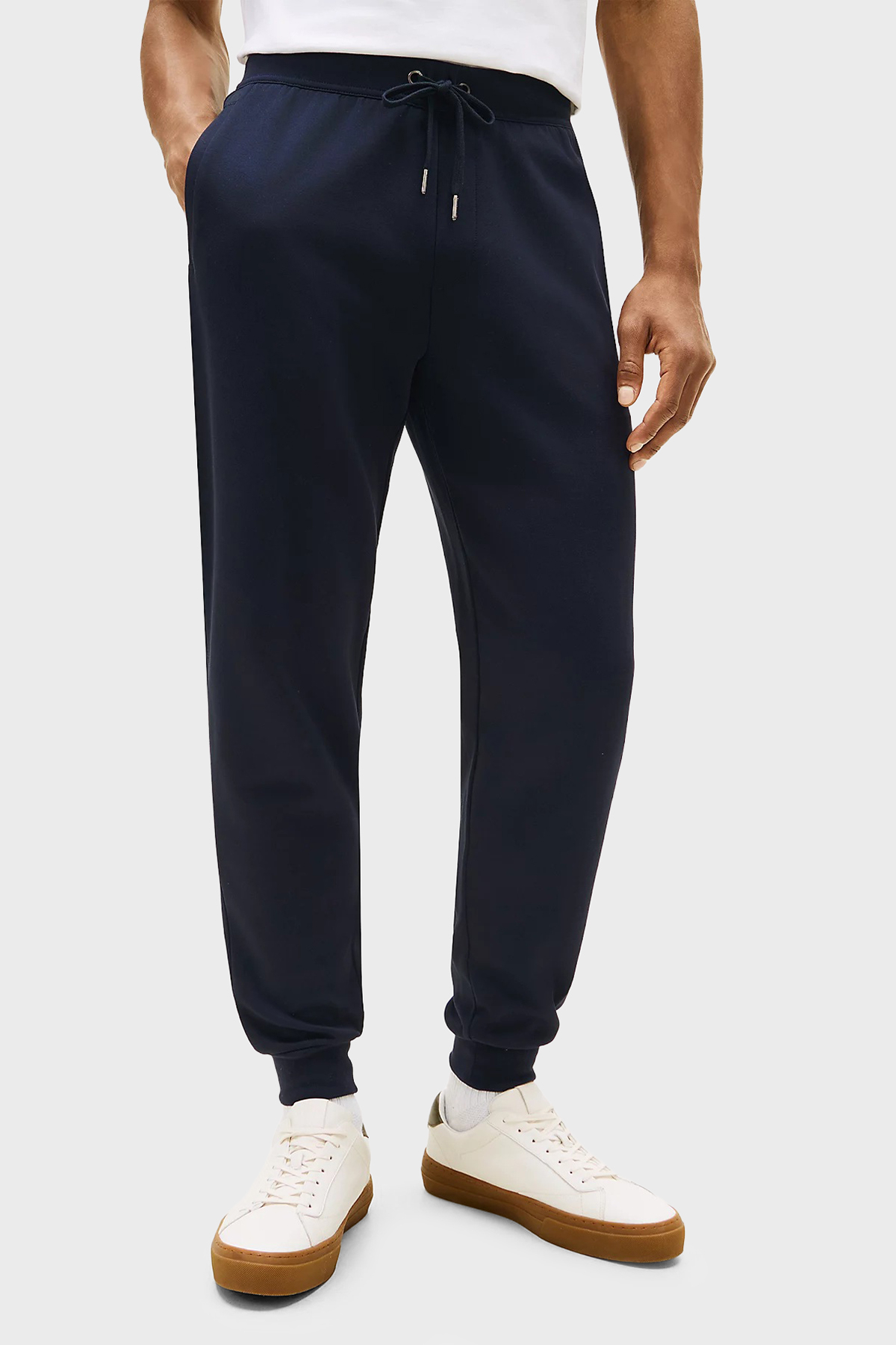 Tommy Hilfiger Pamuklu Regular Fit Logolu Normal Bel Erkek Pantolon MW0MW42856 DW5 LACİVERT