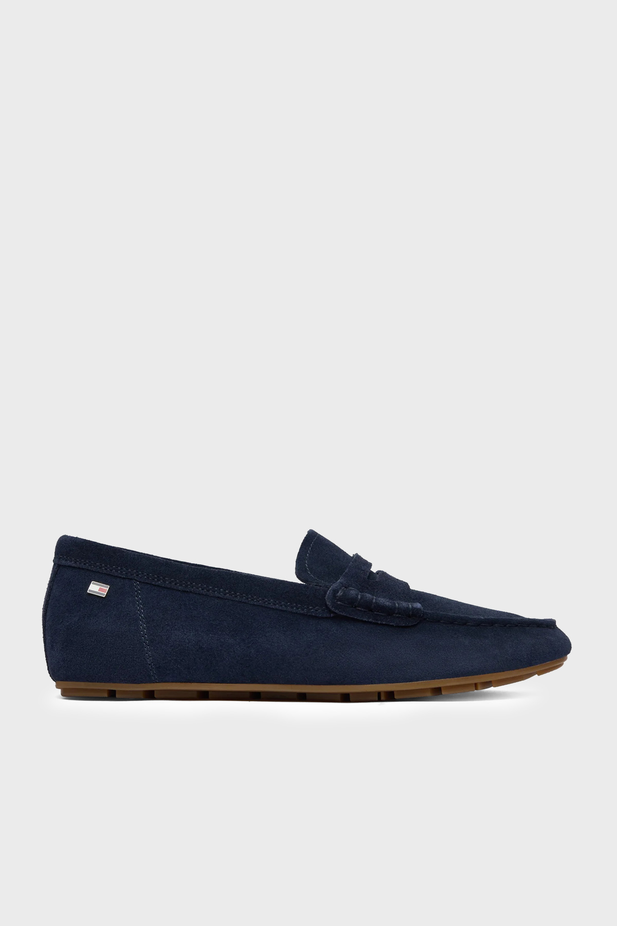 Tommy Hilfiger Süet Makosen Kadın Ayakkabı FW0FW08558 DW6 LACİVERT