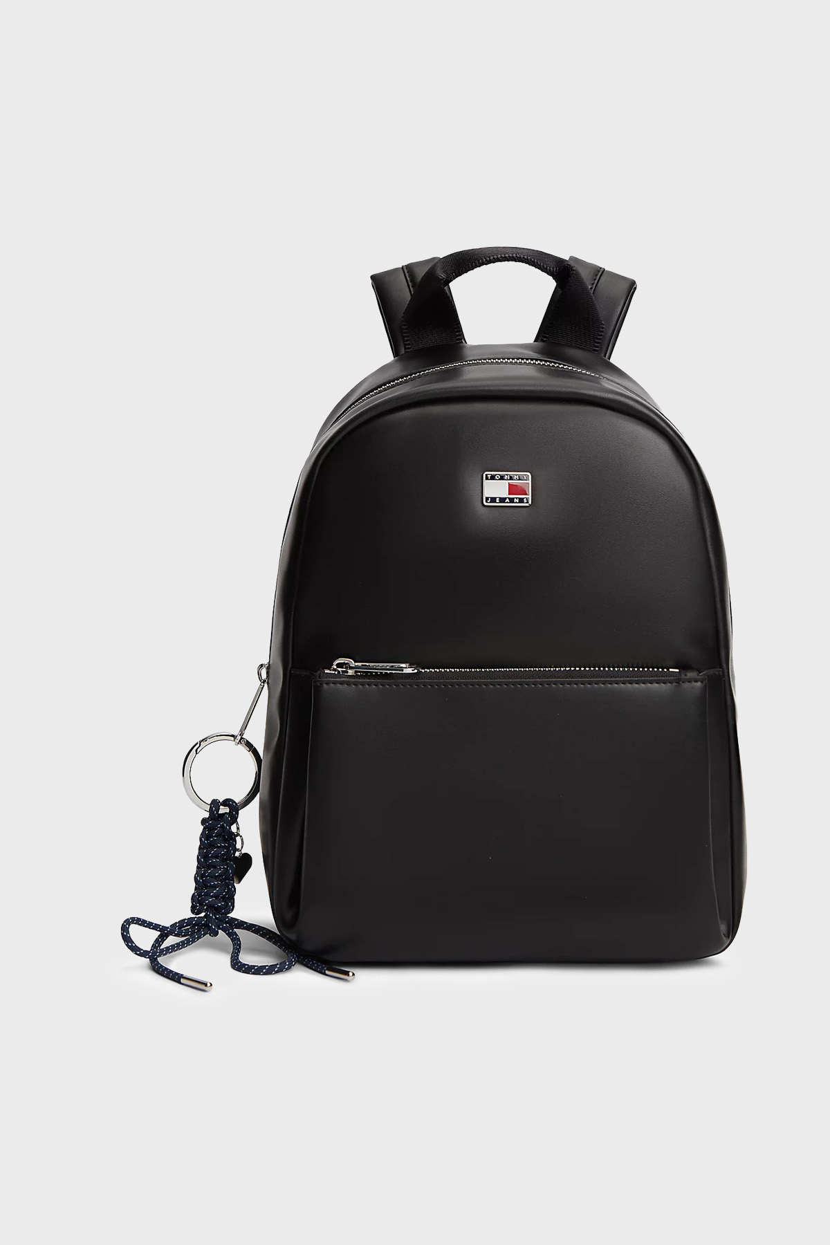 Tommy Jeans Charmlı Ayarlanabilir Omuz Askılı Kadın Sırt Çantası AW0AW18579 BDS SİYAH
