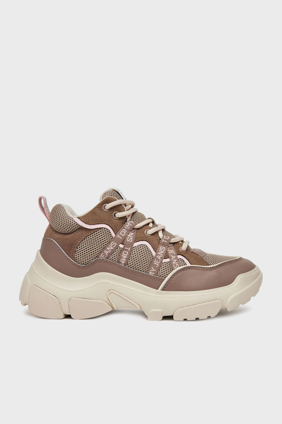 Tommy Jeans Logolu Kalın Tabanlı Sneaker Kadın Ayakkabı EN0EN02619 PKO KAHVE
