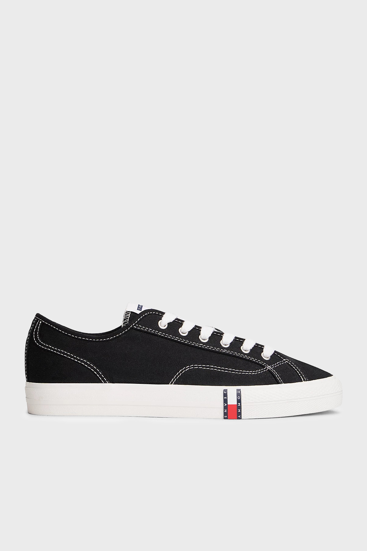 Tommy Jeans Logolu Sneaker Kadın Ayakkabı EN0EN02956 BDS SİYAH