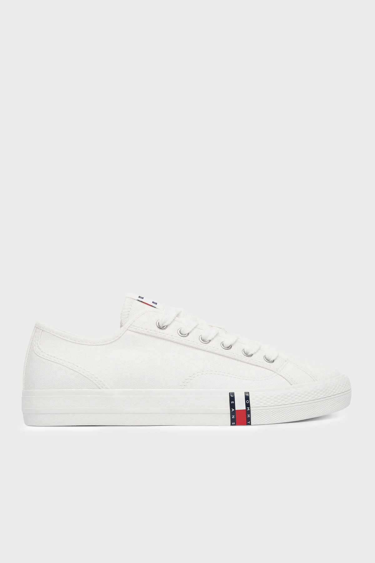 Tommy Jeans Logolu Sneaker Kadın Ayakkabı EN0EN02956 YBL BEYAZ