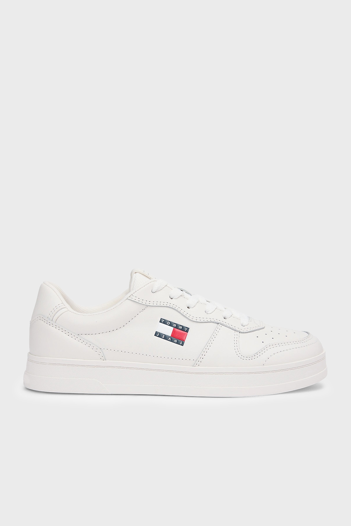 Tommy Jeans Logolu Sneaker Kadın Ayakkabı EN0EN03006 YBL BEYAZ
