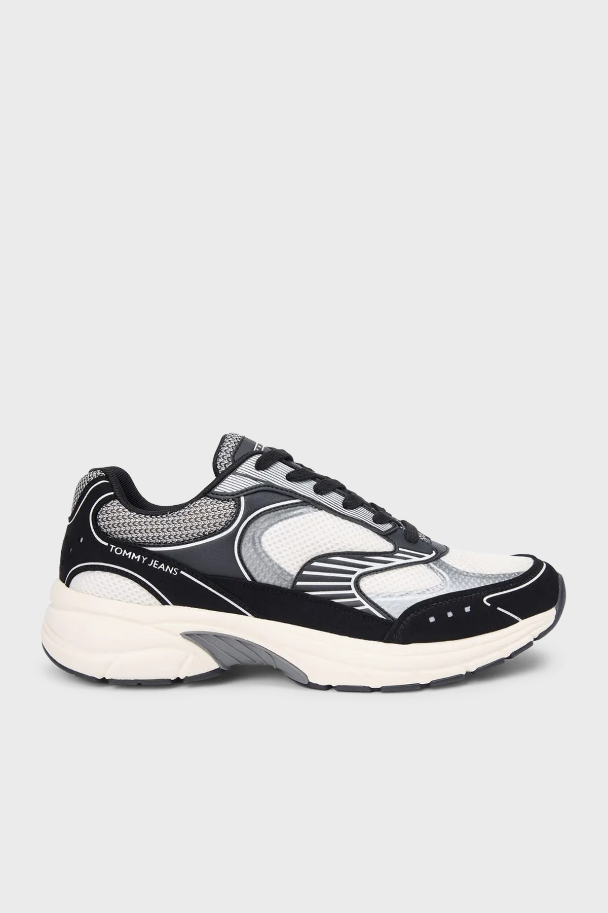 Tommy Jeans Logolu Sneaker Erkek Ayakkabı EM0EM01665 0GN SİYAH-BEJ