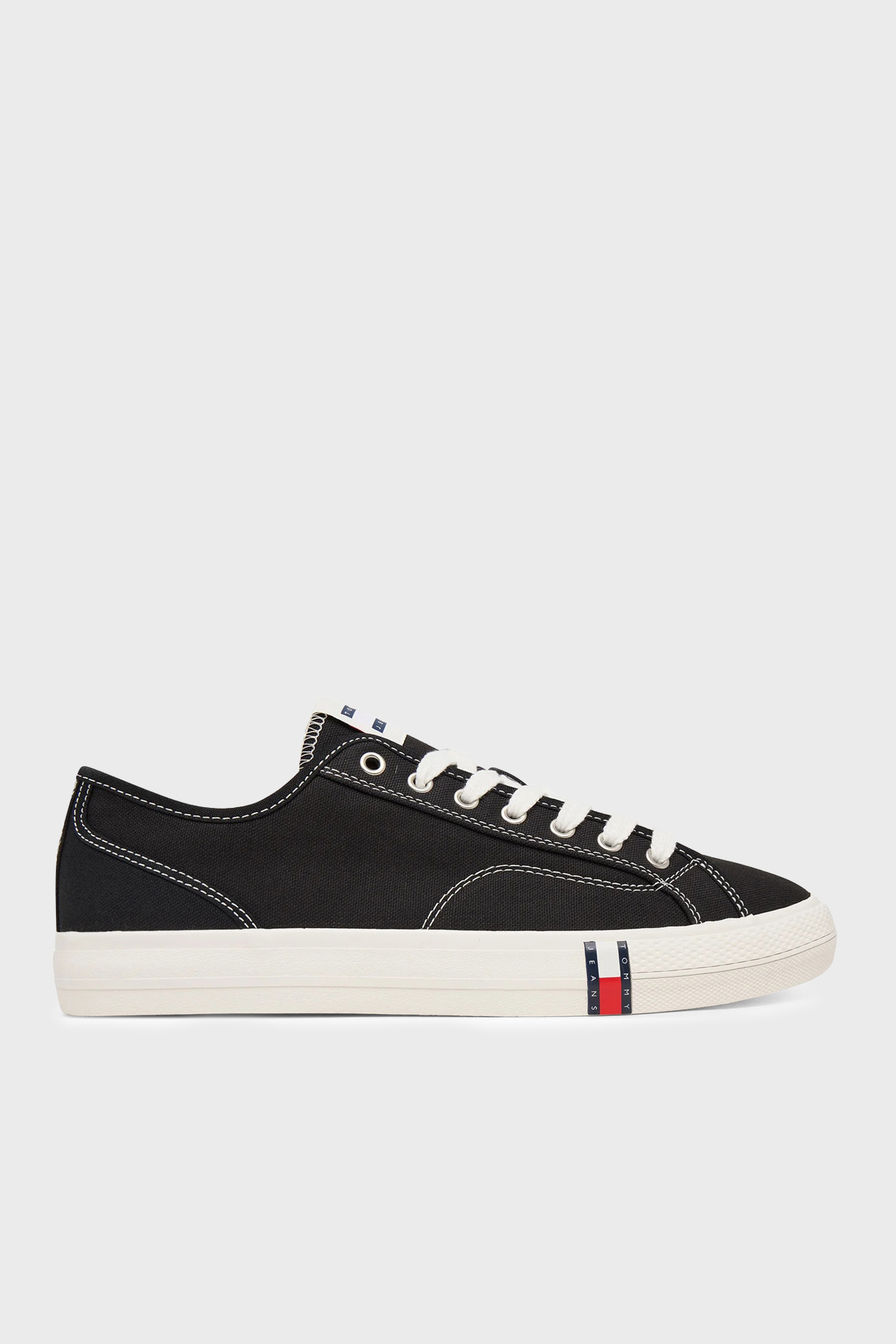 Tommy Jeans Logolu Sneaker Erkek Ayakkabı EM0EM01674 BDS SİYAH
