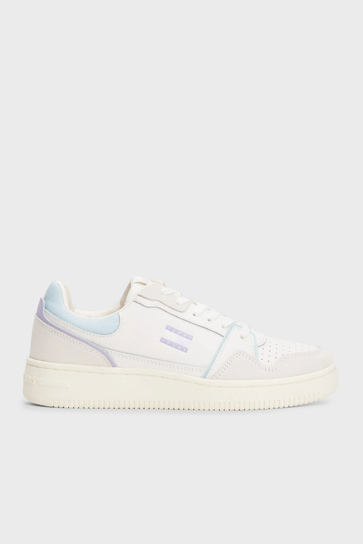 Tommy Jeans Logolu Süet Detaylı Sneaker Kadın Ayakkabı EN0EN02818 0K9 BEJ