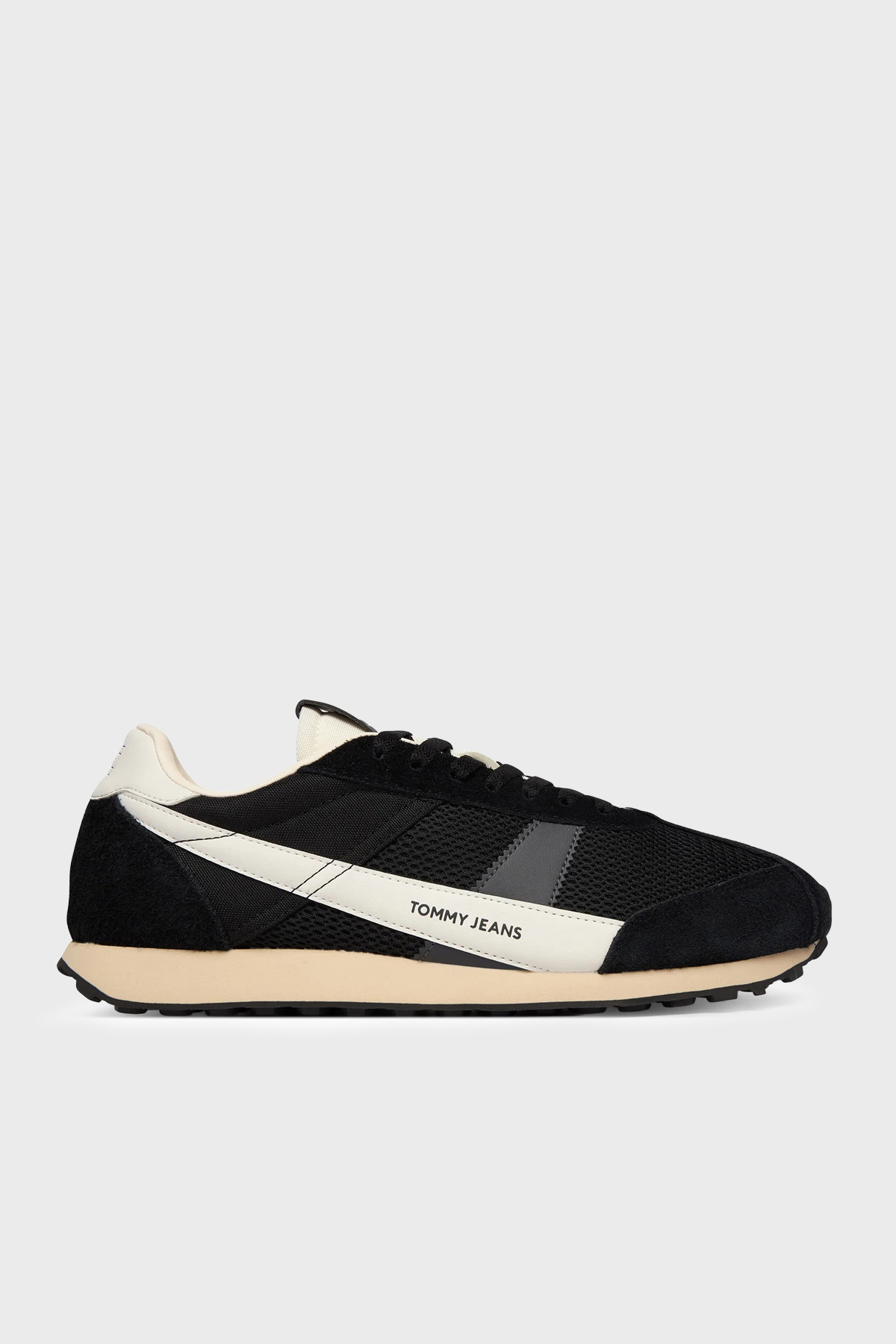 Tommy Jeans Süet Detaylı Sneaker Erkek Ayakkabı EM0EM01715 BDS SİYAH