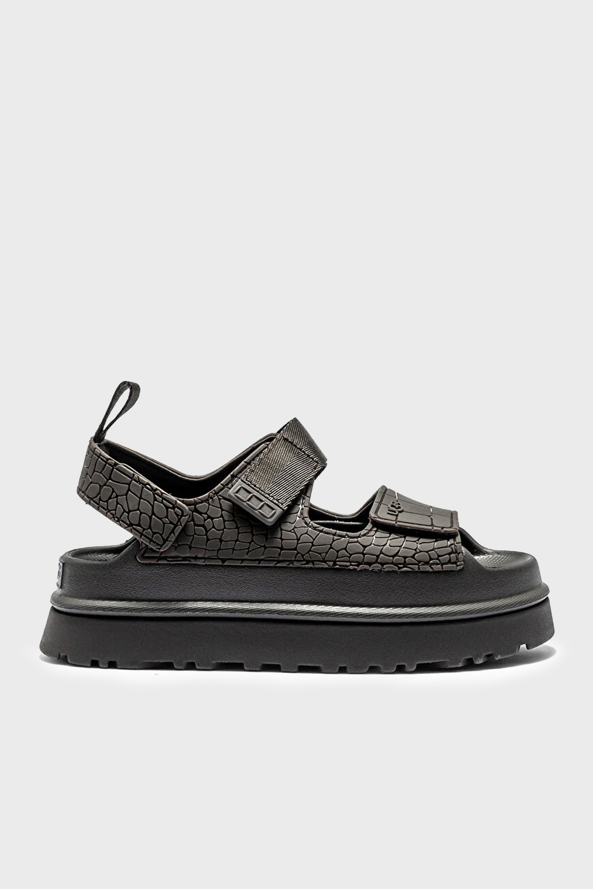 Ugg Kabartmalı Kalın Tabanlı Kadın Sandalet 1175311 ANTRASİT
