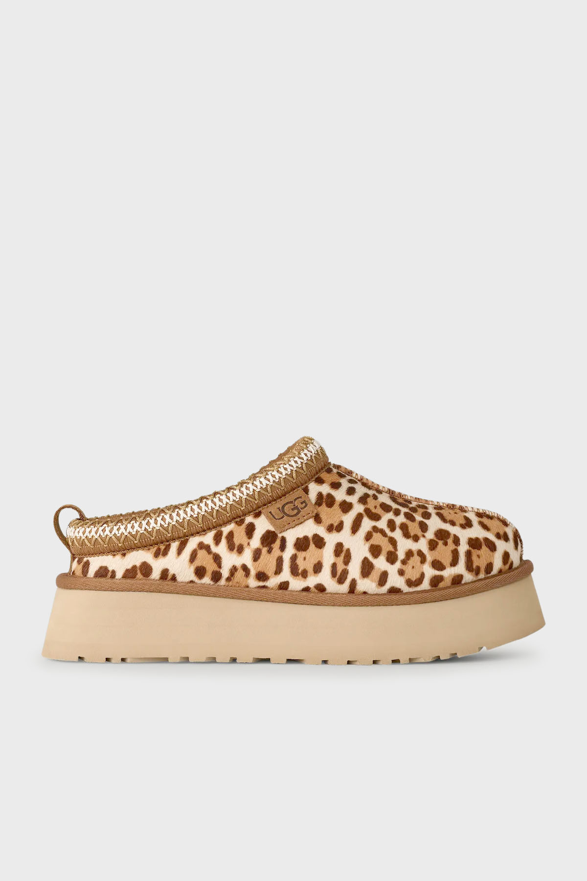 Ugg Leopar Desenli Kalın Taban Kadın Terlik 1177890 LEOPAR